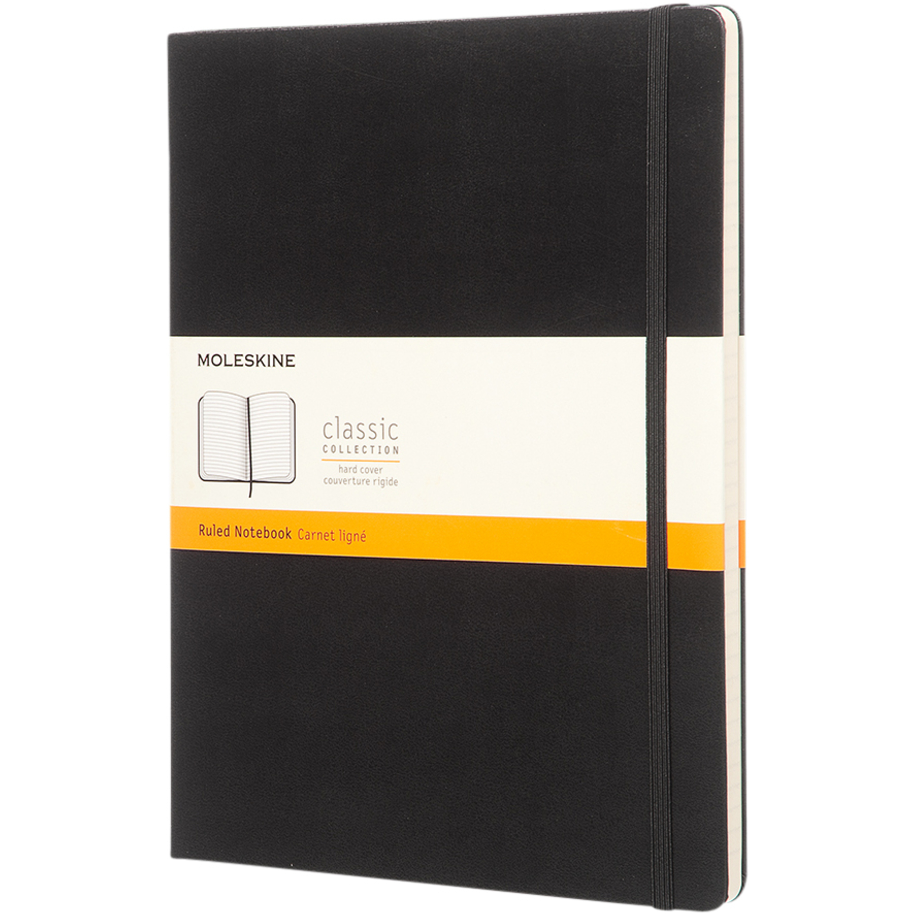 Moleskine Classic XL hard cover notebook - ruled