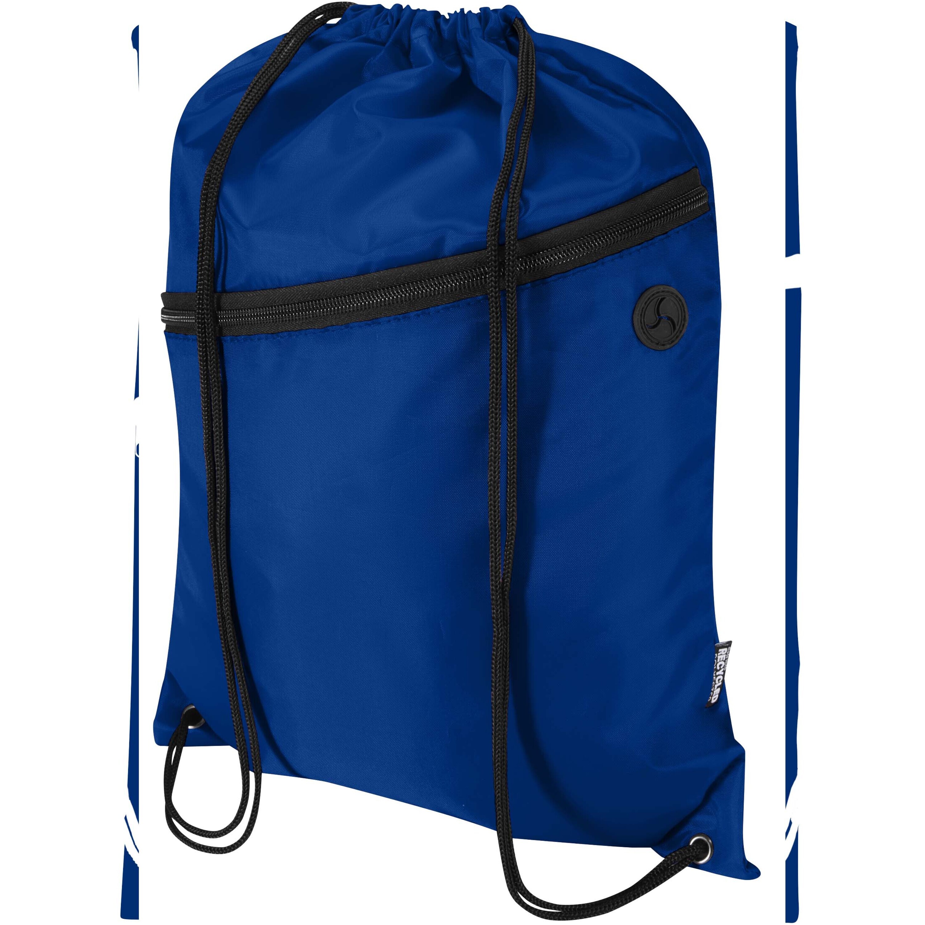 Oriole RPET drawstring bag with zipped front pocket 5L