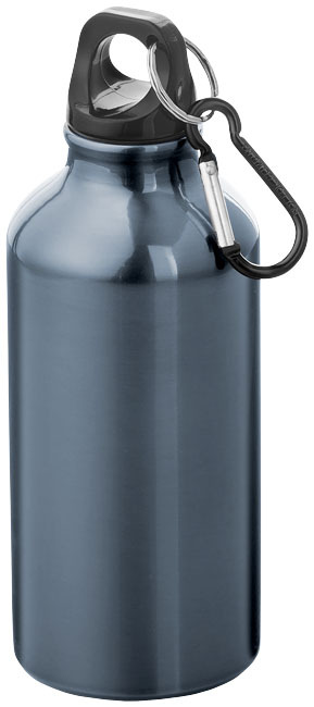 Oregon 400 ml aluminium water bottle with carabiner