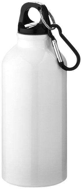 Oregon 400 ml aluminium water bottle with carabiner