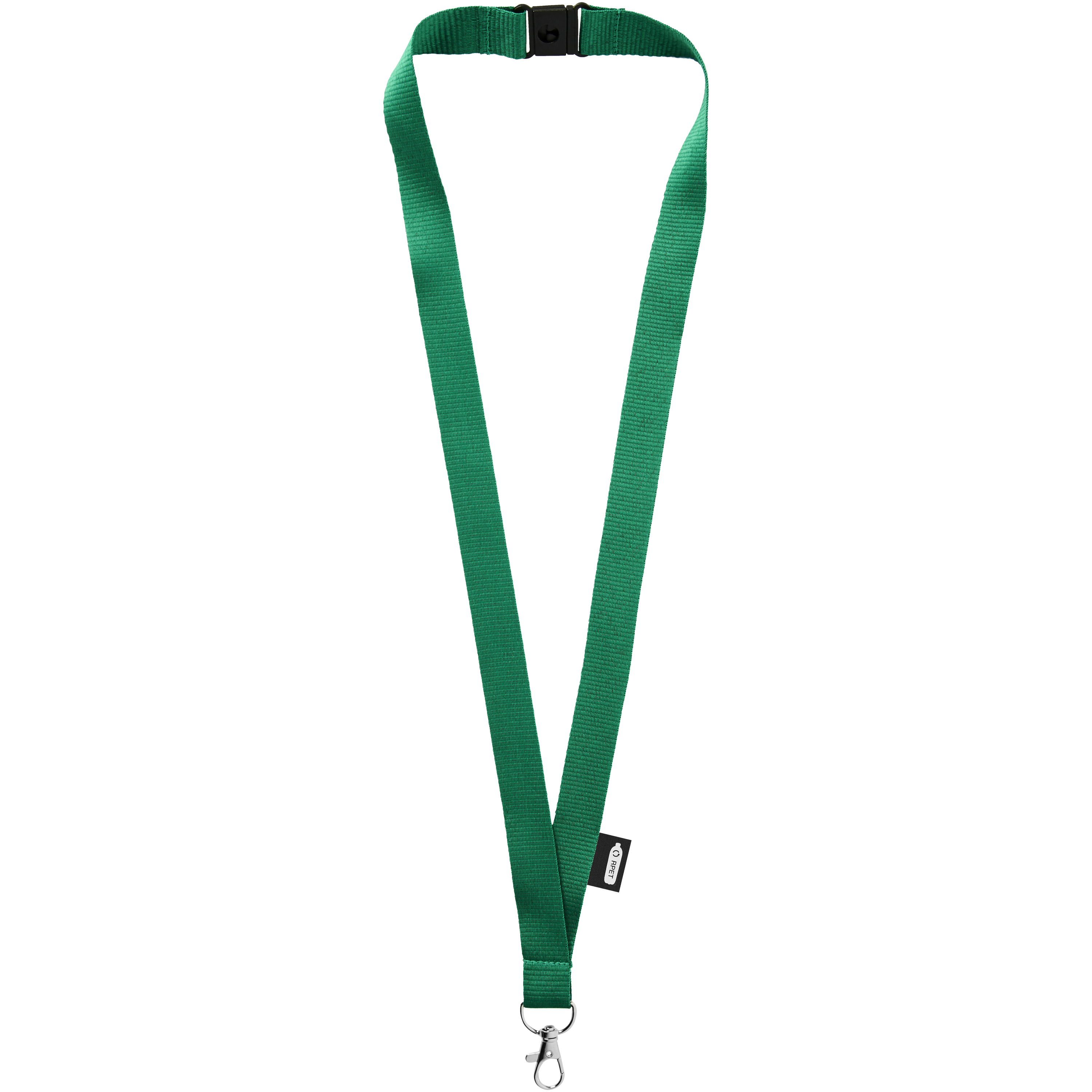 Tom recycled PET lanyard with breakaway closure