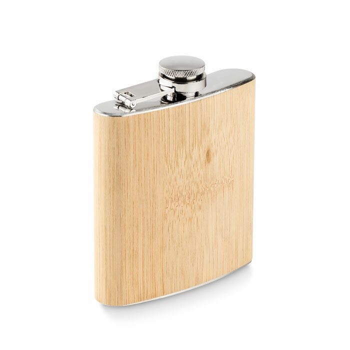 HIPHIP - Bamboo slim hip flask 170ml