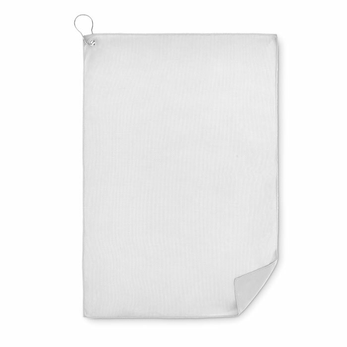 TOWGO - RPET golf towel with hook clip