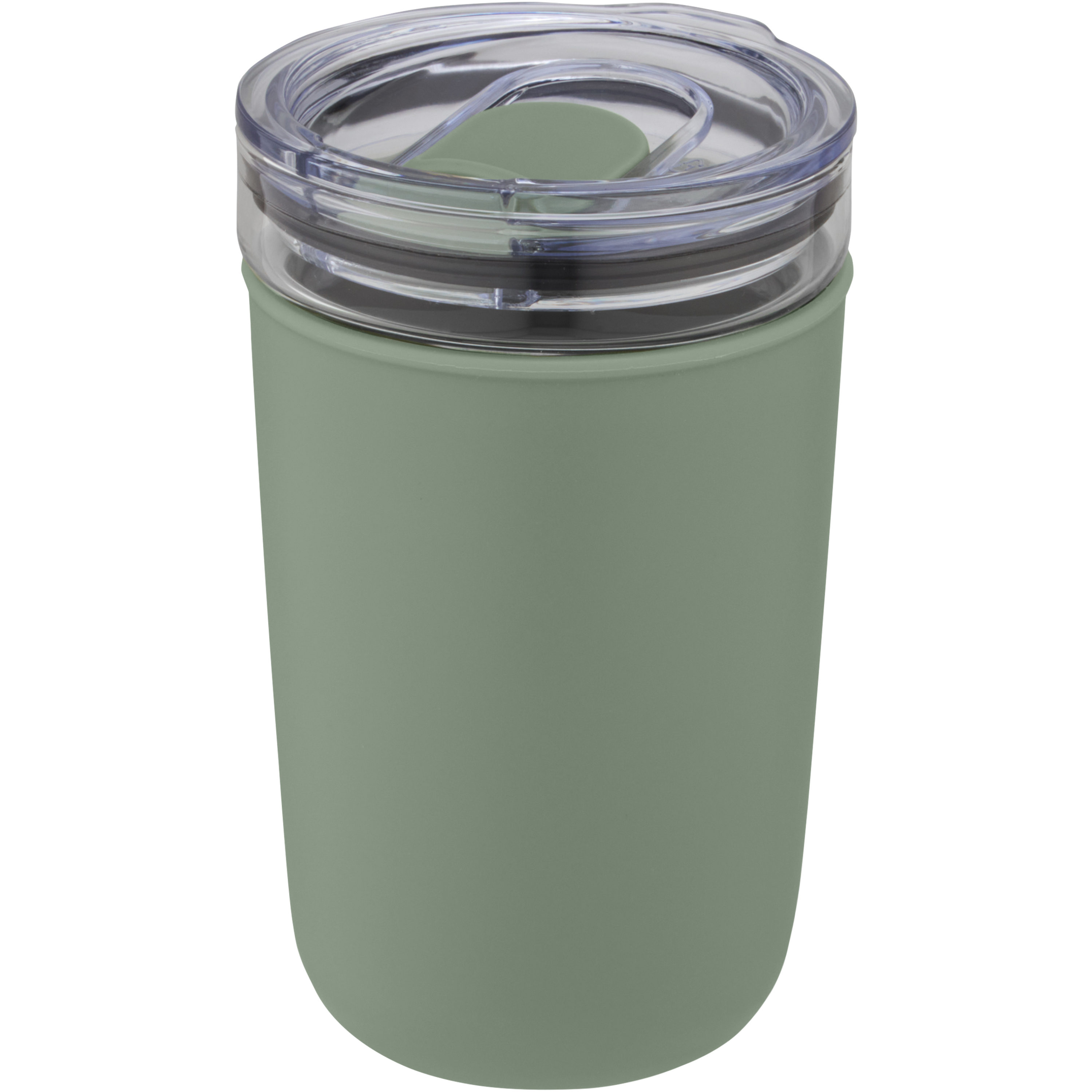 Bello 420 ml glass tumbler with recycled plastic outer wall