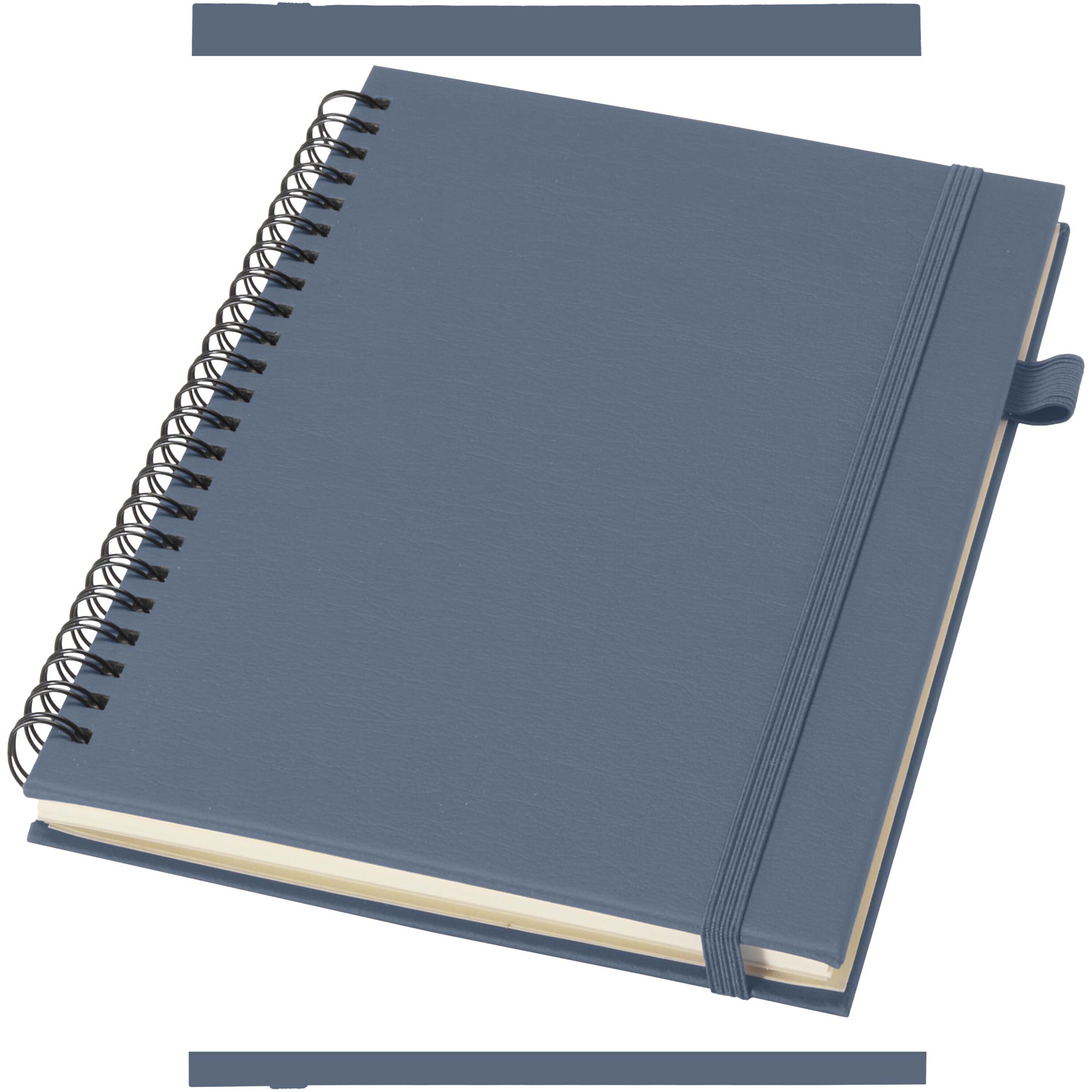 Liss A5 recycled plastic hard cover spiral notebook