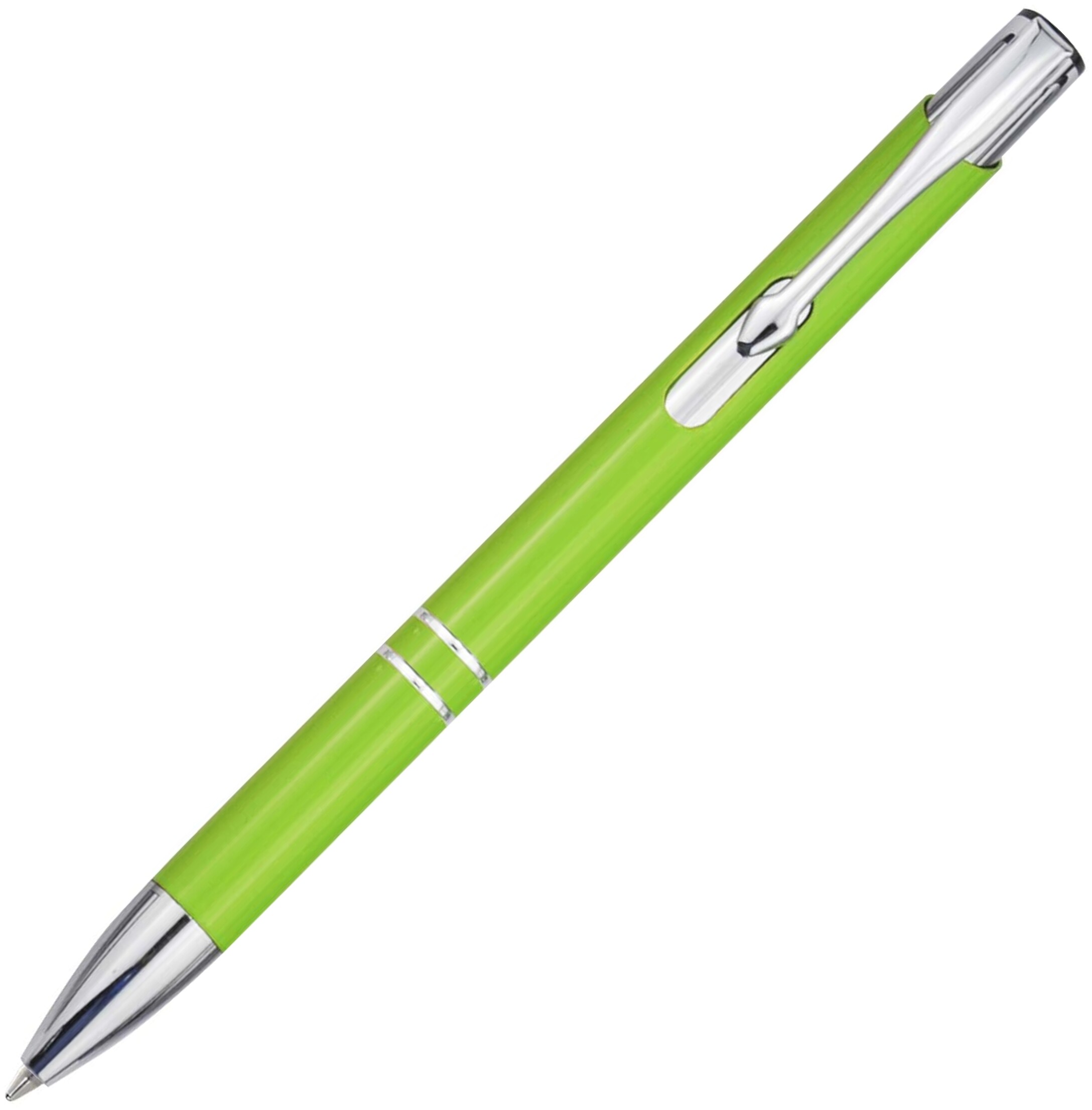 Moneta recycled aluminium ballpoint pen (blue ink)