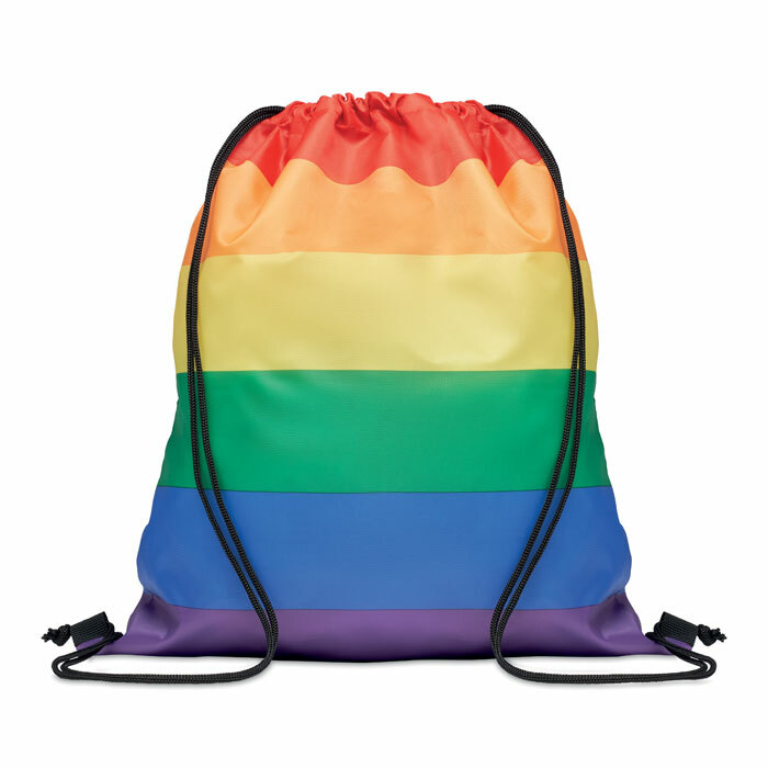 BOW - Rainbow RPET drawstring bag