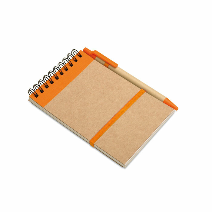 SONORA - A6 recycled notepad with pen