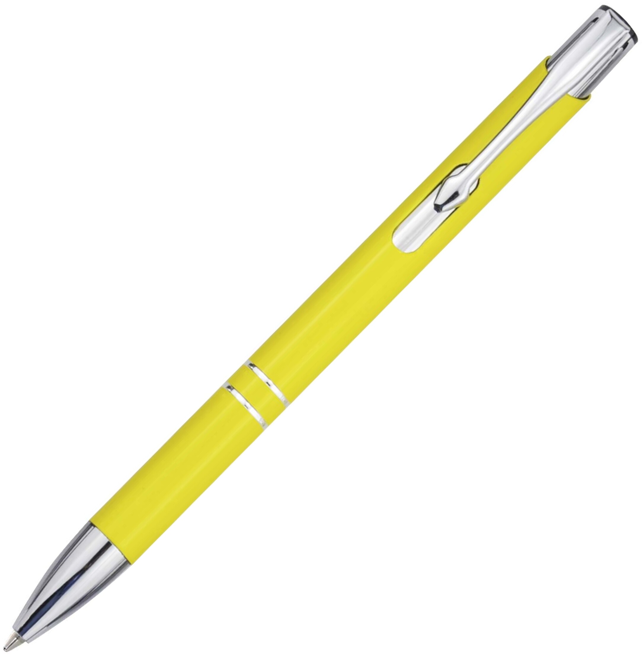Moneta recycled aluminium ballpoint pen (blue ink)