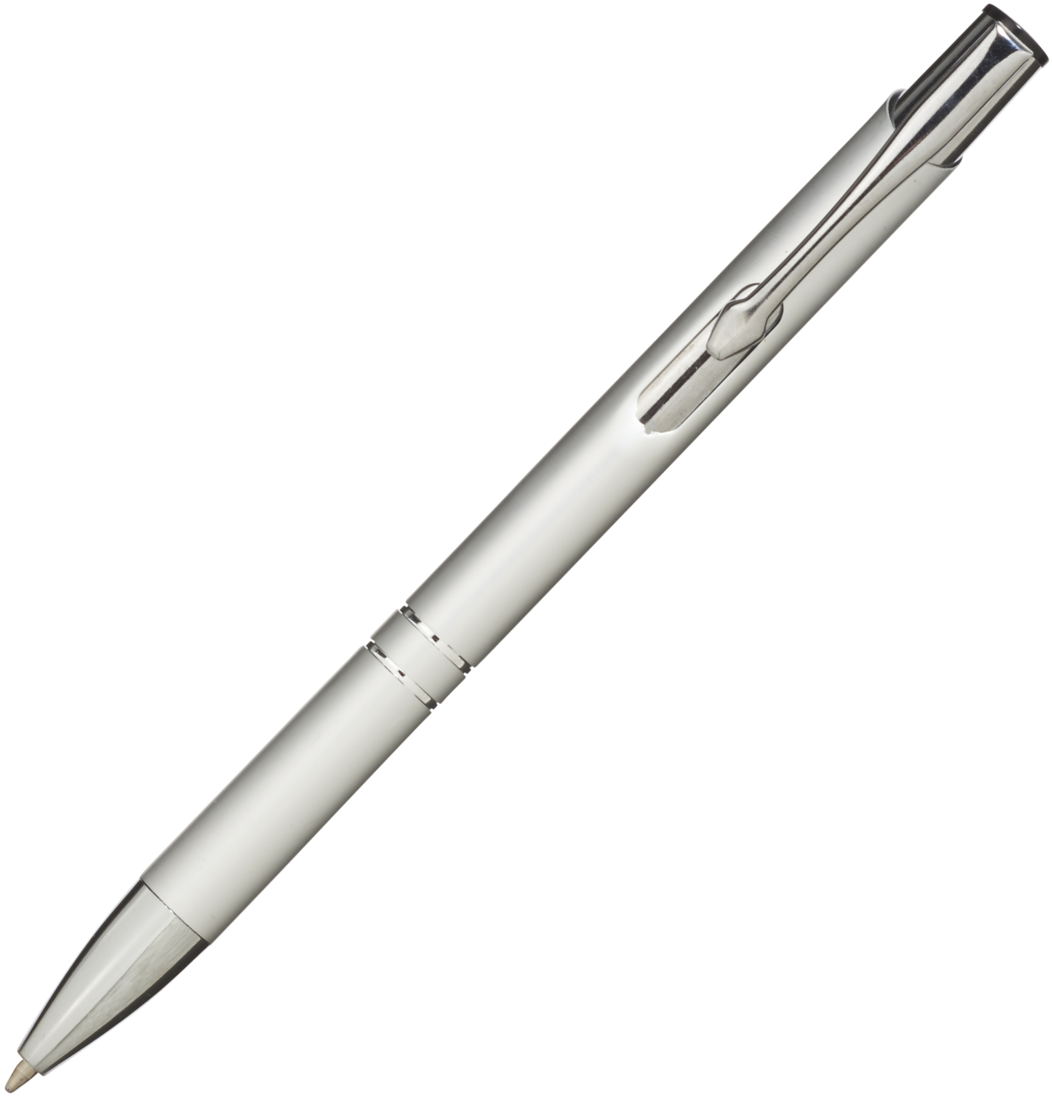 Moneta aluminium click ballpoint pen (blue ink)