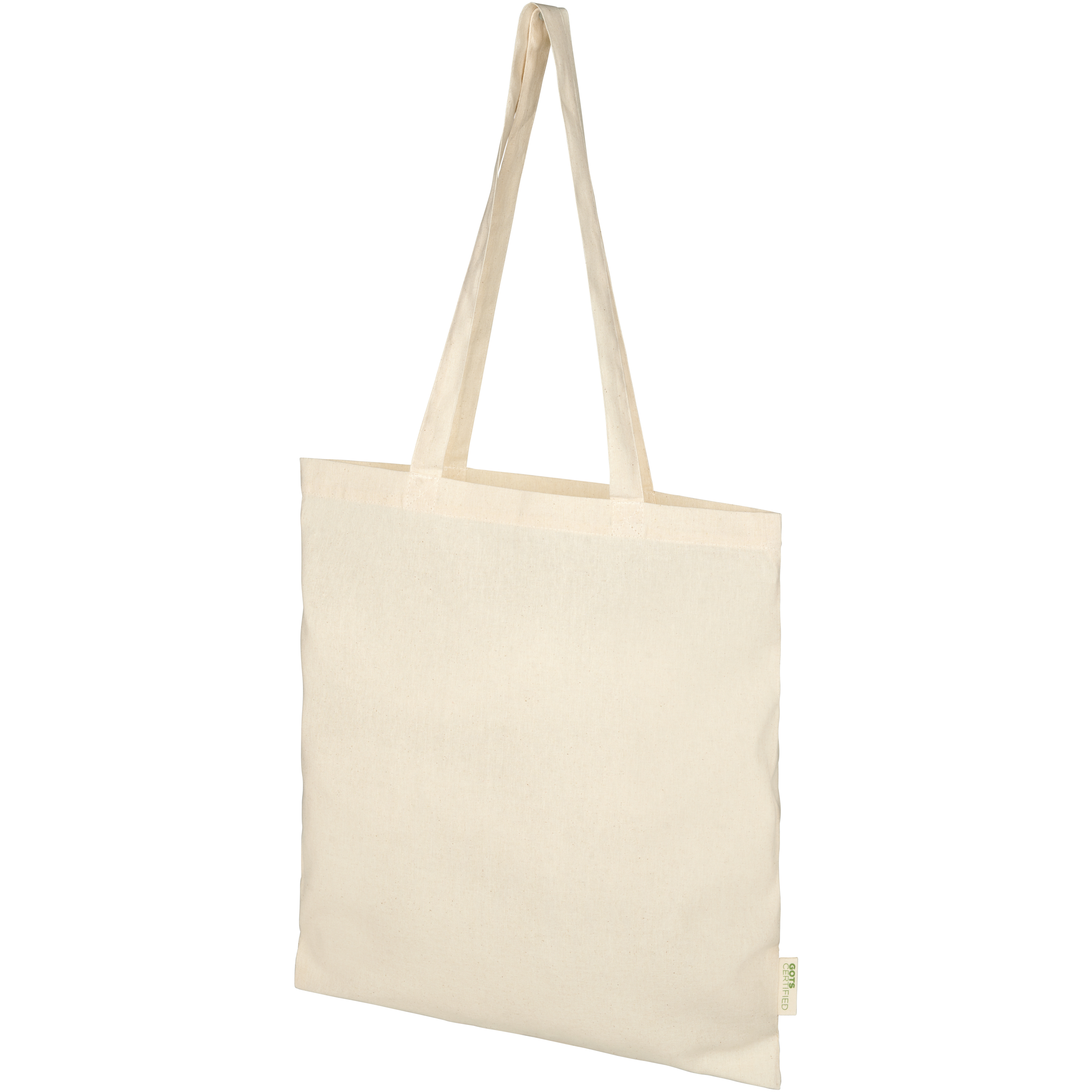 Orissa 100 g/m² GOTS organic cotton tote bag 7L