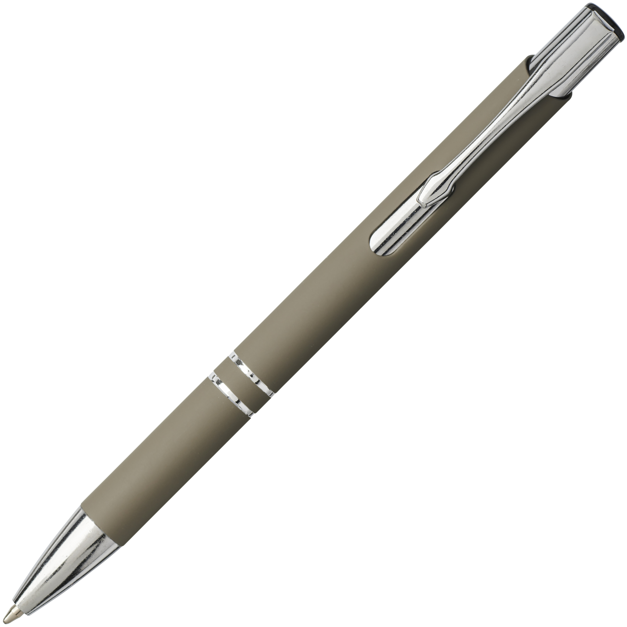 Moneta soft touch ballpoint pen (black ink)