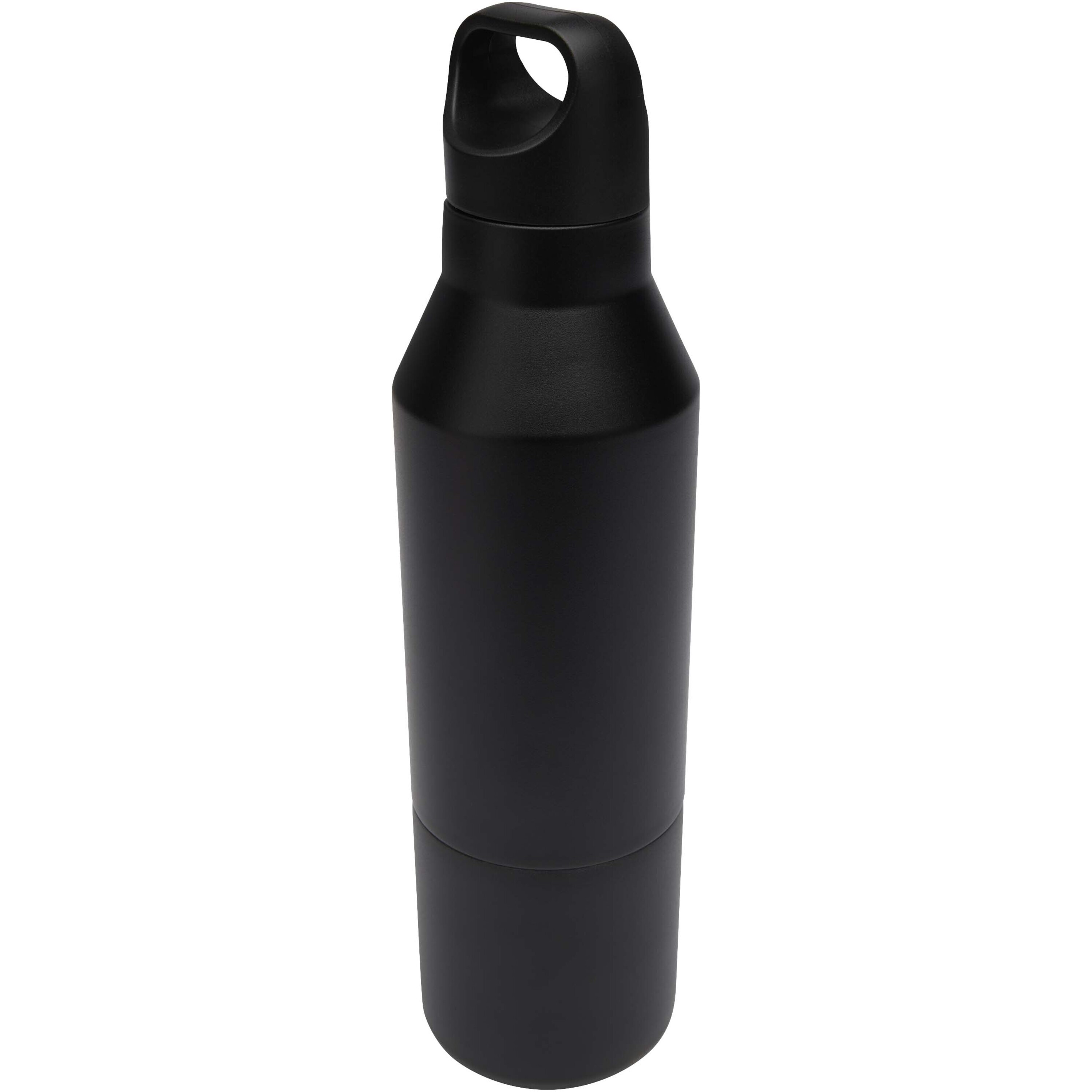 Odessy 600 ml RCS certified recycled stainless steel insulated bottle with 300 ml cup