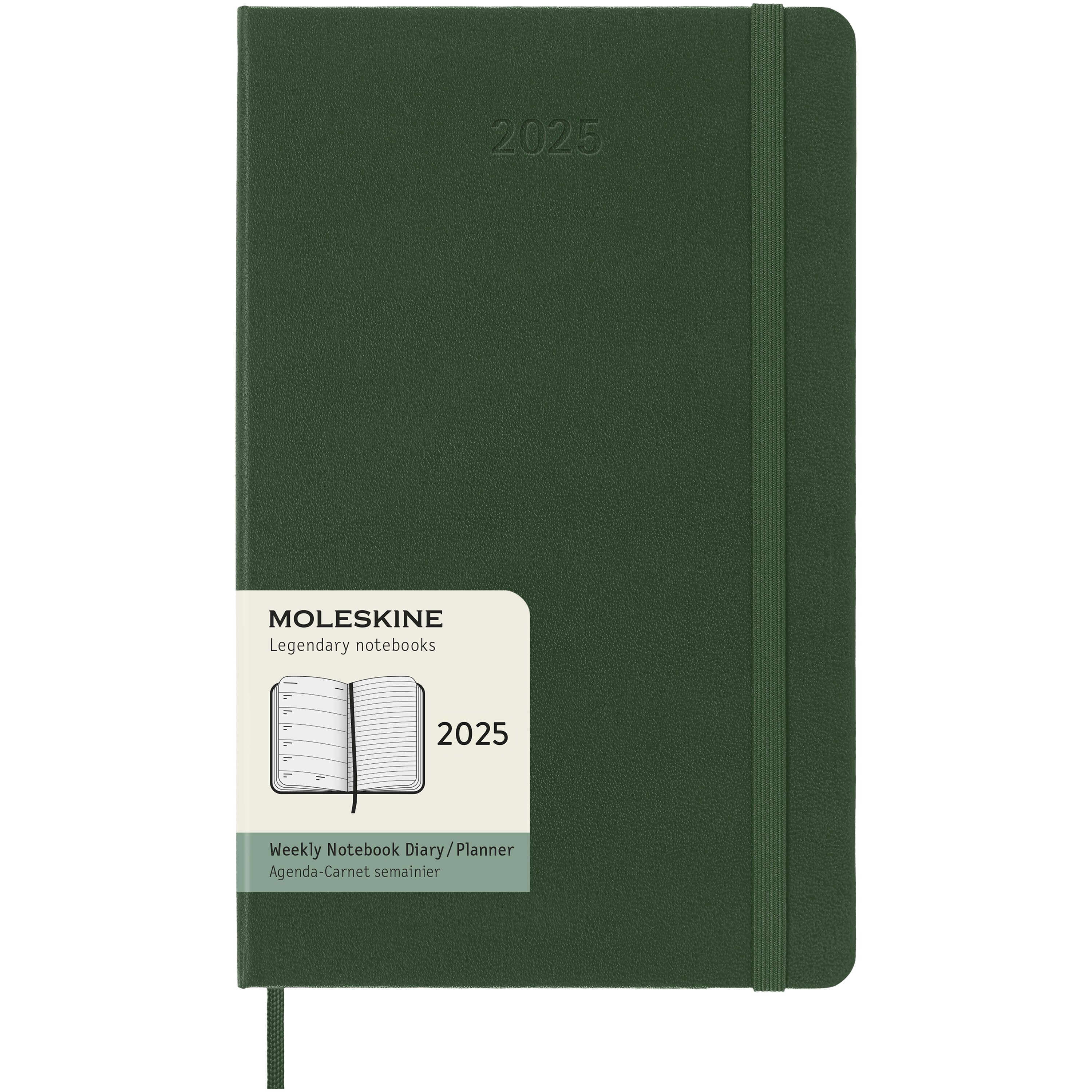 Moleskine hard cover 12 month weekly L planner