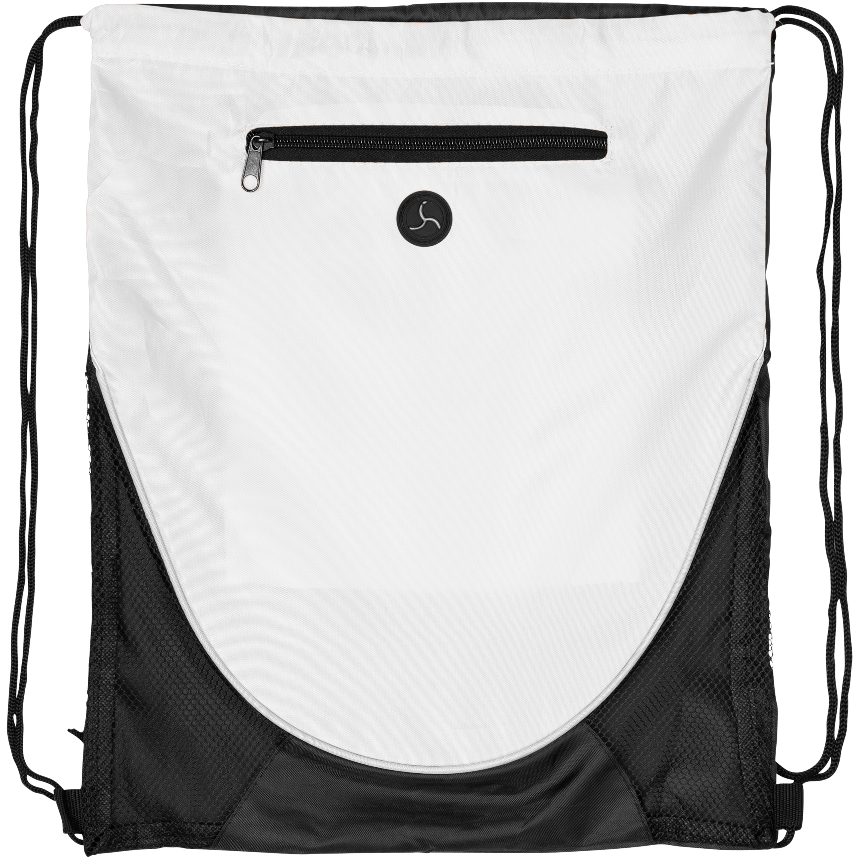 Peek zippered pocket drawstring backpack 5L