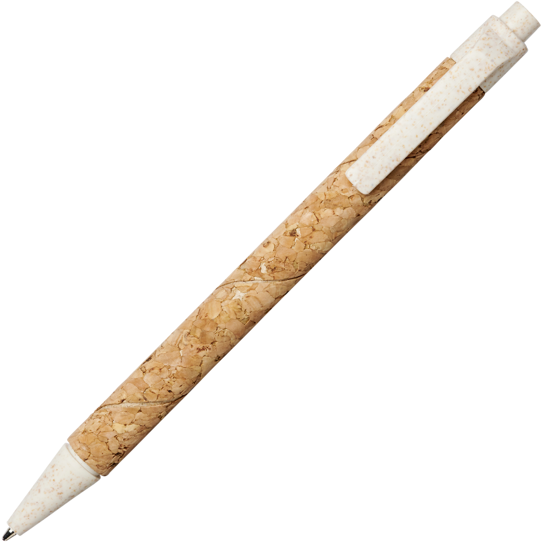 Midar cork and wheat straw ballpoint pen (black ink)