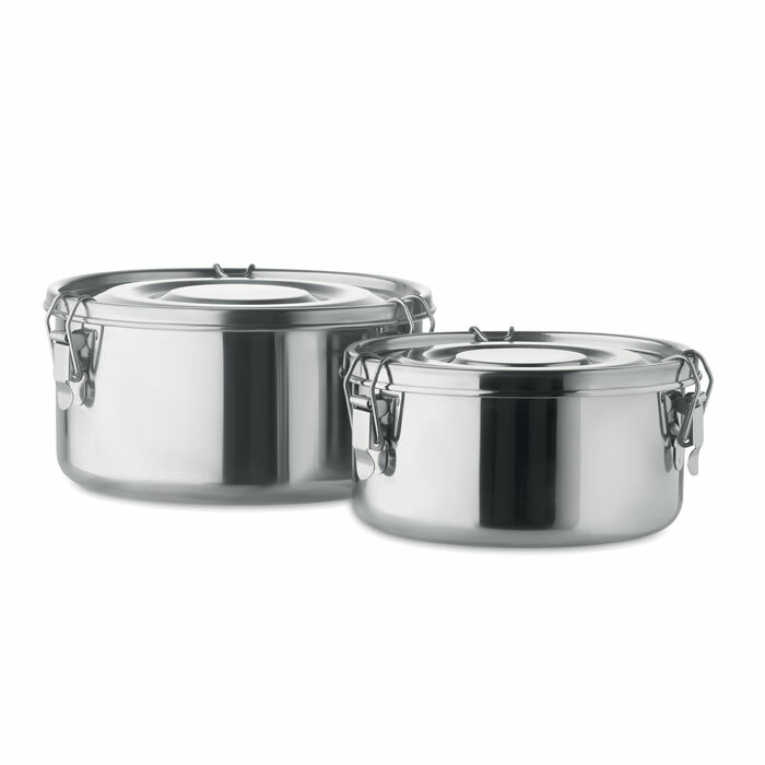 ELLES - Set of 2 stainless steel boxes