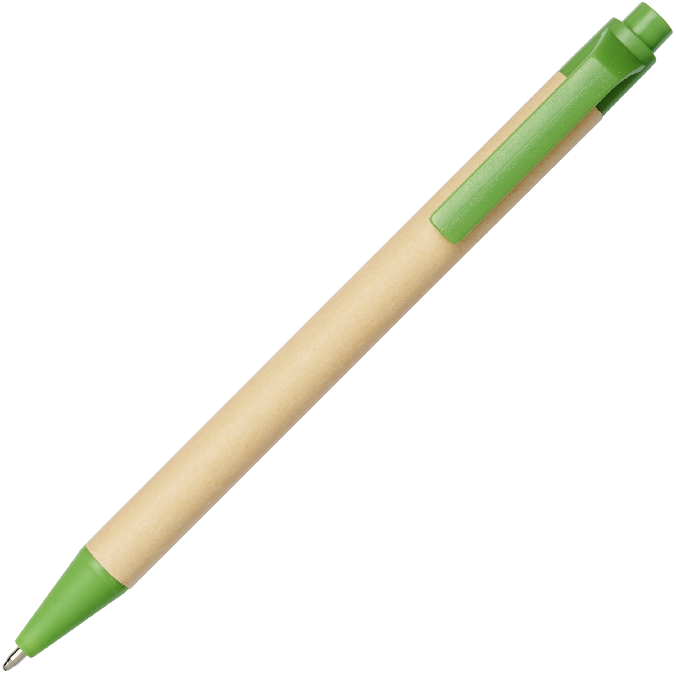 Berk recycled carton and corn plastic ballpoint pen