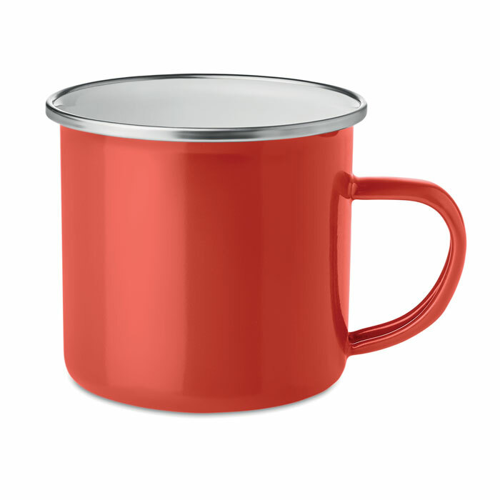 PLATEADO - Metal mug with enamel layer