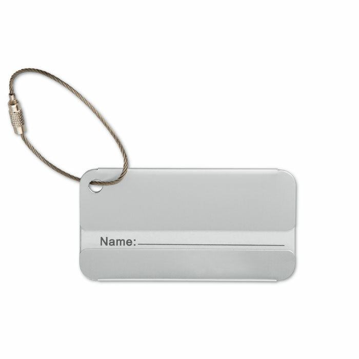 TAGGY - Aluminium luggage tag