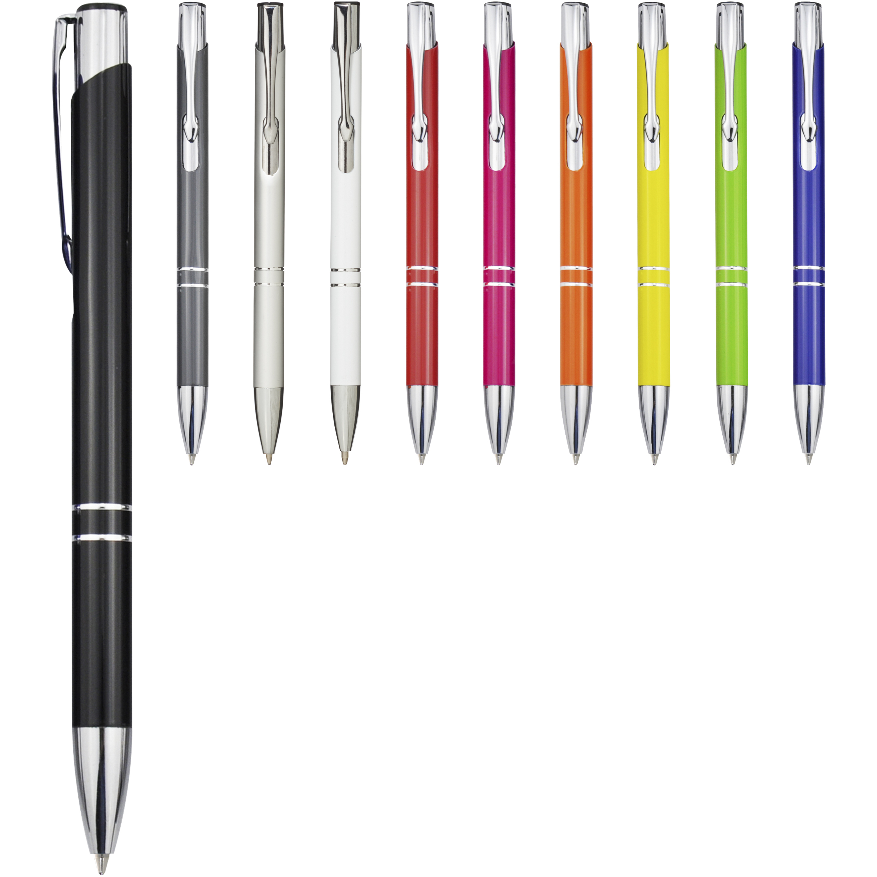 Moneta recycled aluminium ballpoint pen (black ink)