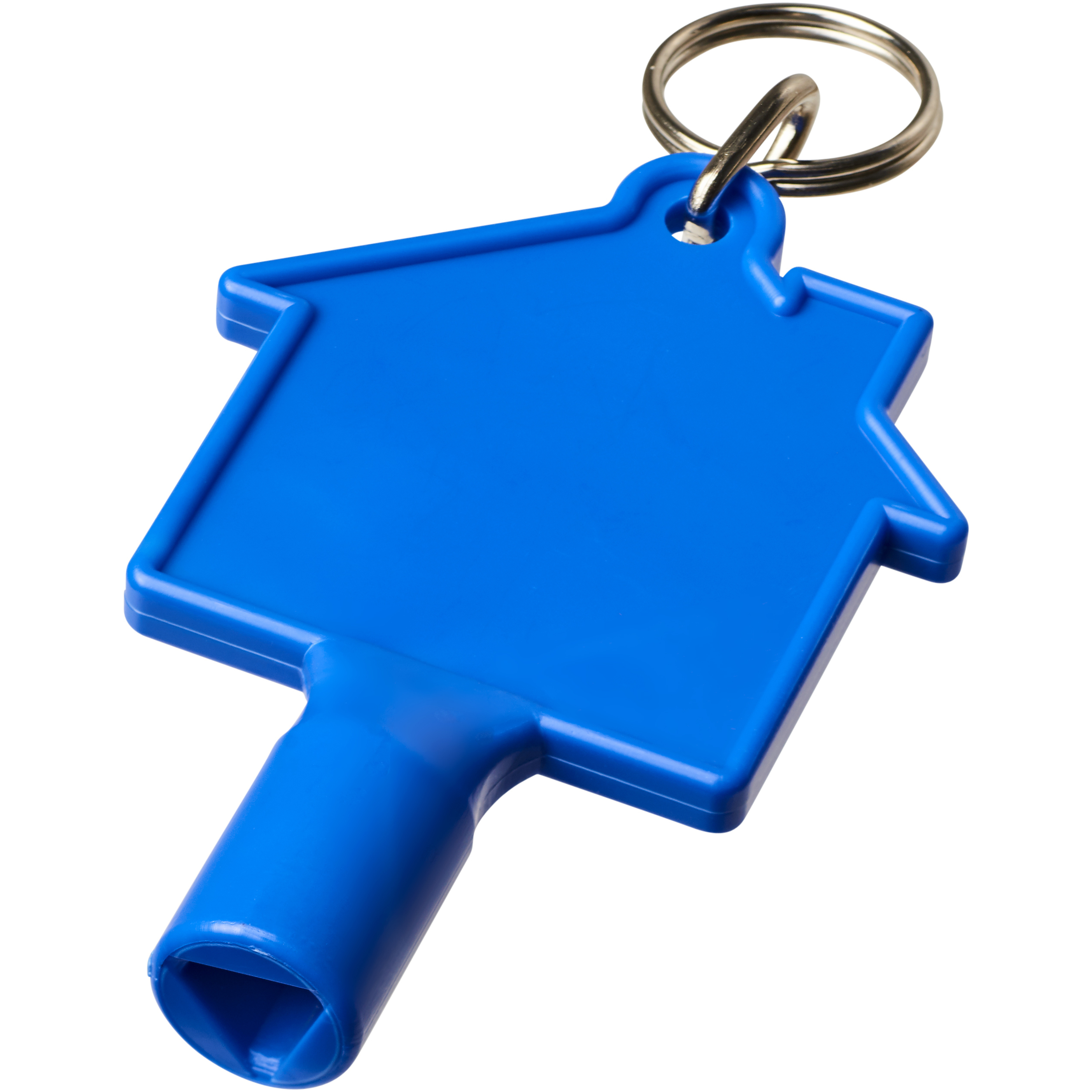 Maximilian house-shaped recycled utility key keychain