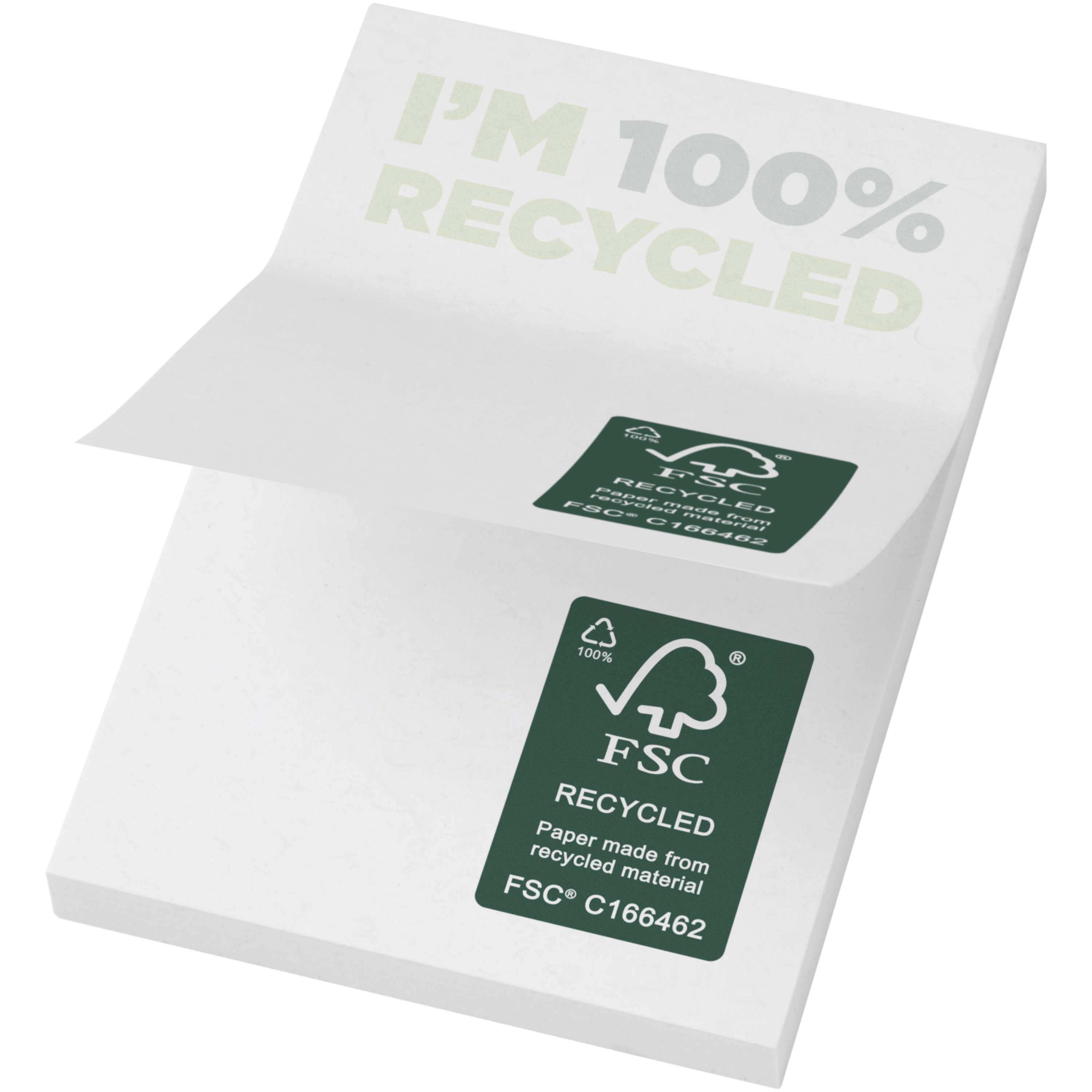 Sticky-Mate® recycled sticky notes 50 x 75 mm 