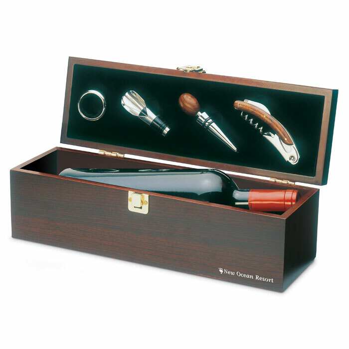 COSTIERES - Wine set in wine box