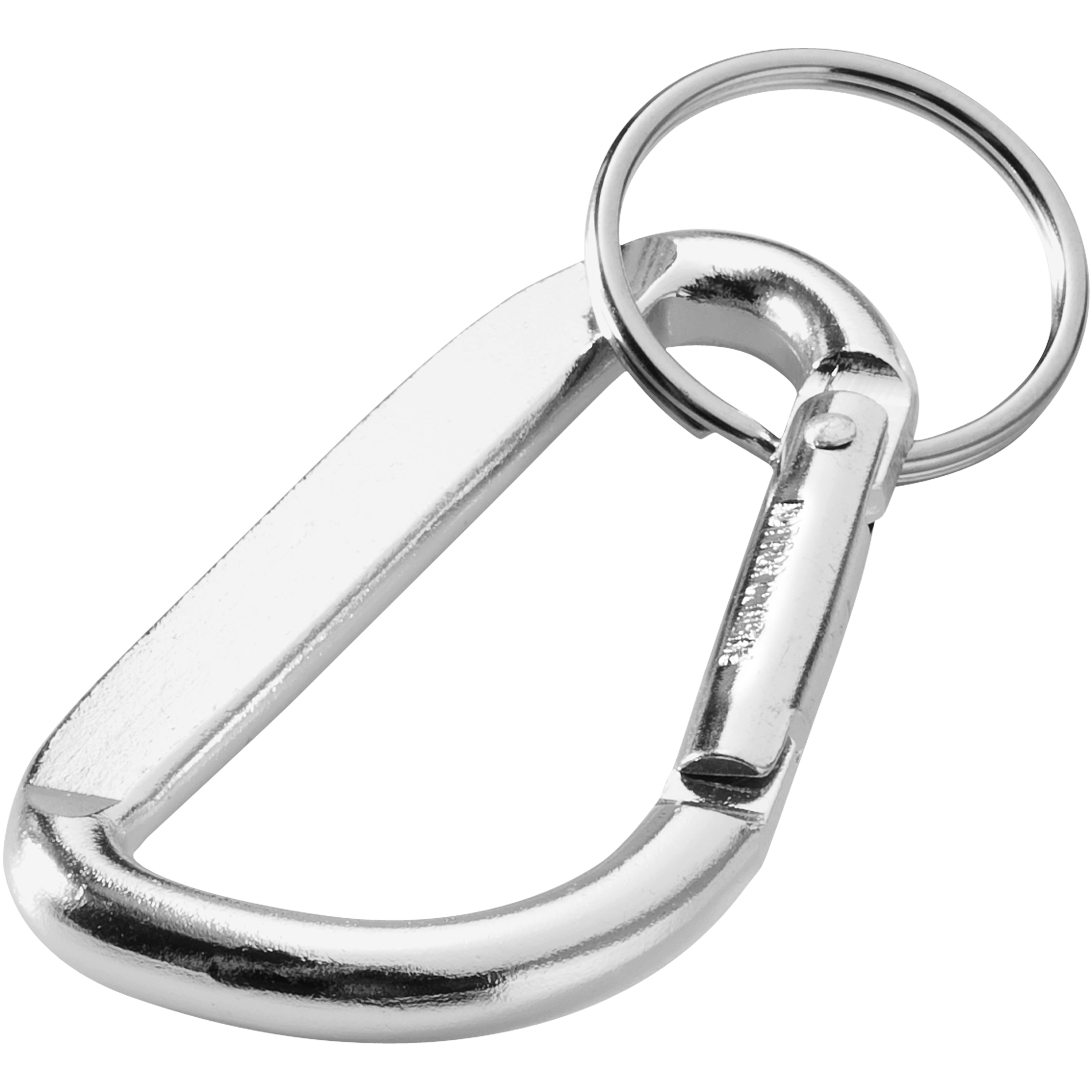 Timor RCS recycled aluminium carabiner keychain