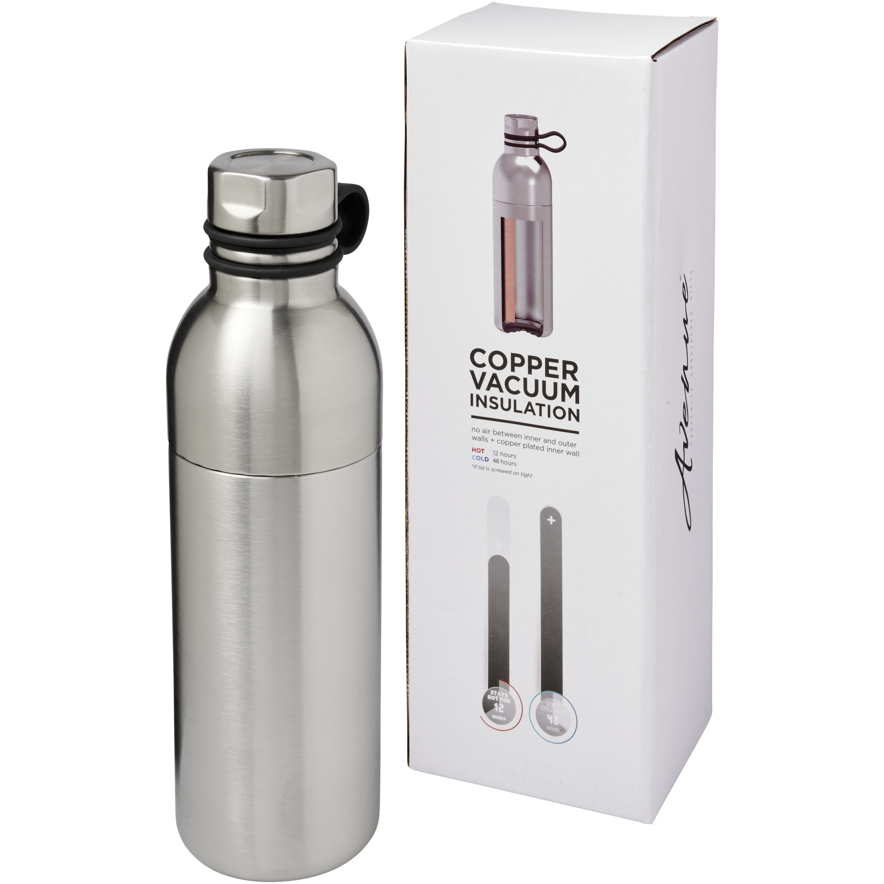 Koln 590 ml copper vacuum insulated sport bottle