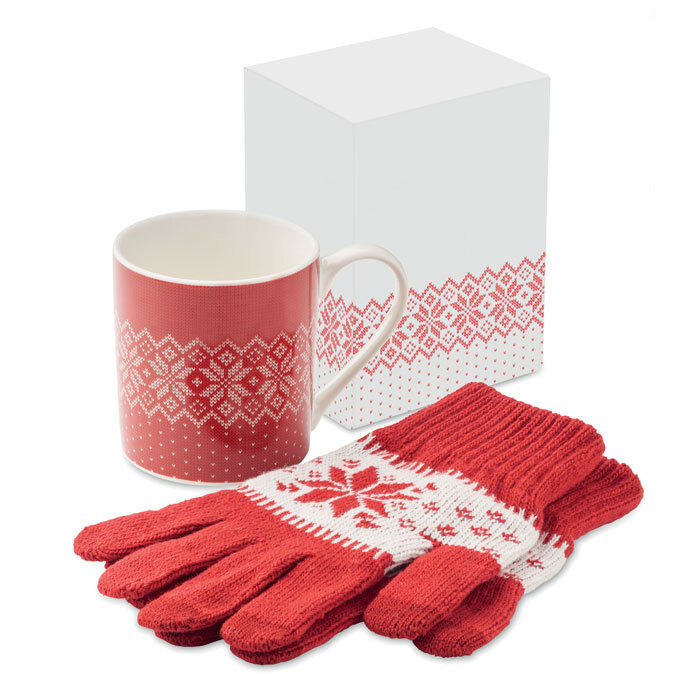 COPITO SET - Winter gift mug and gloves set