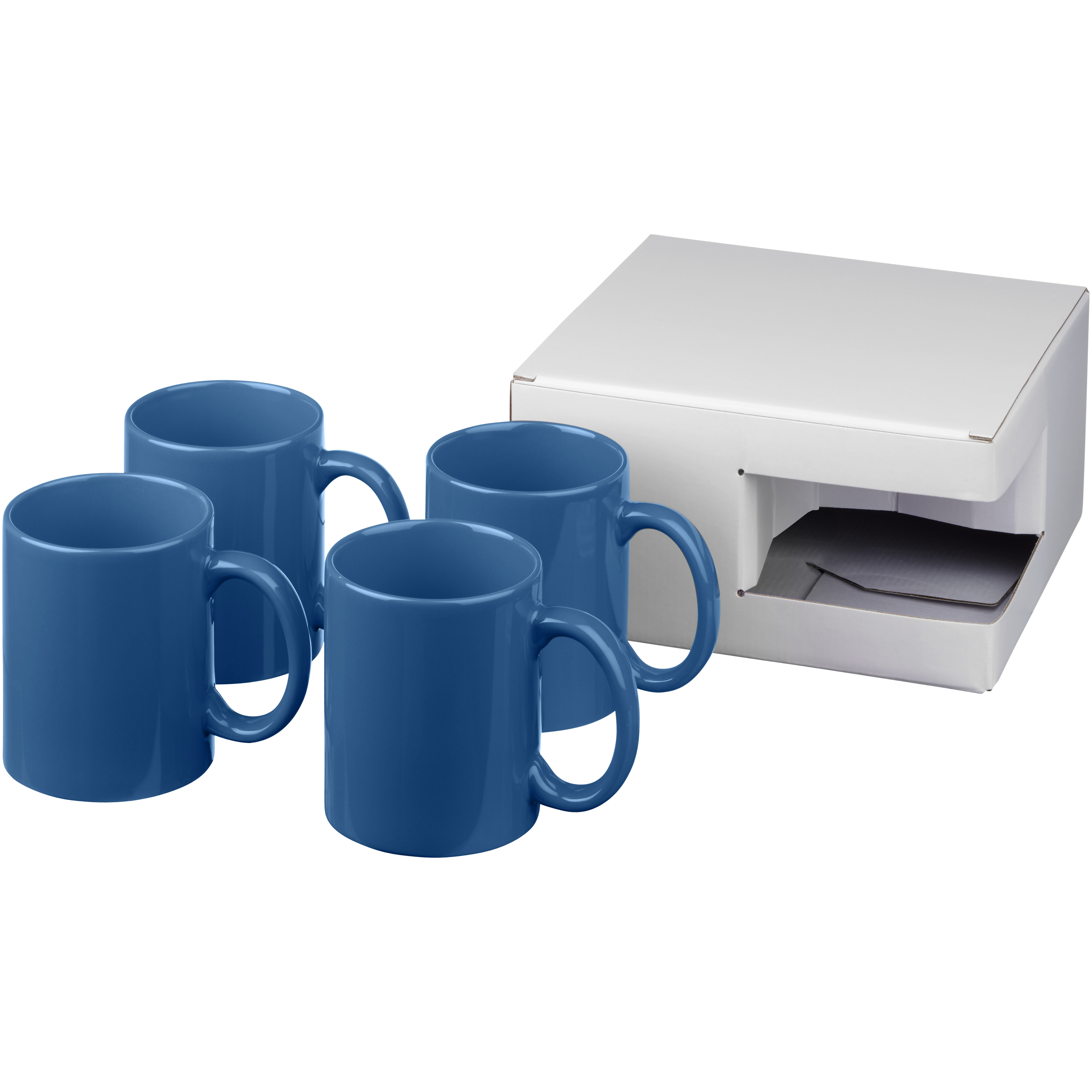 Ceramic mug 4-pieces gift set