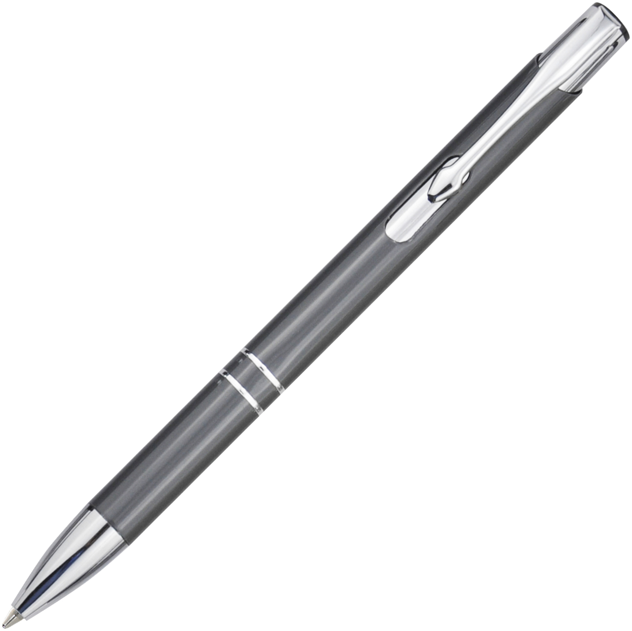 Moneta aluminium click ballpoint pen (blue ink)