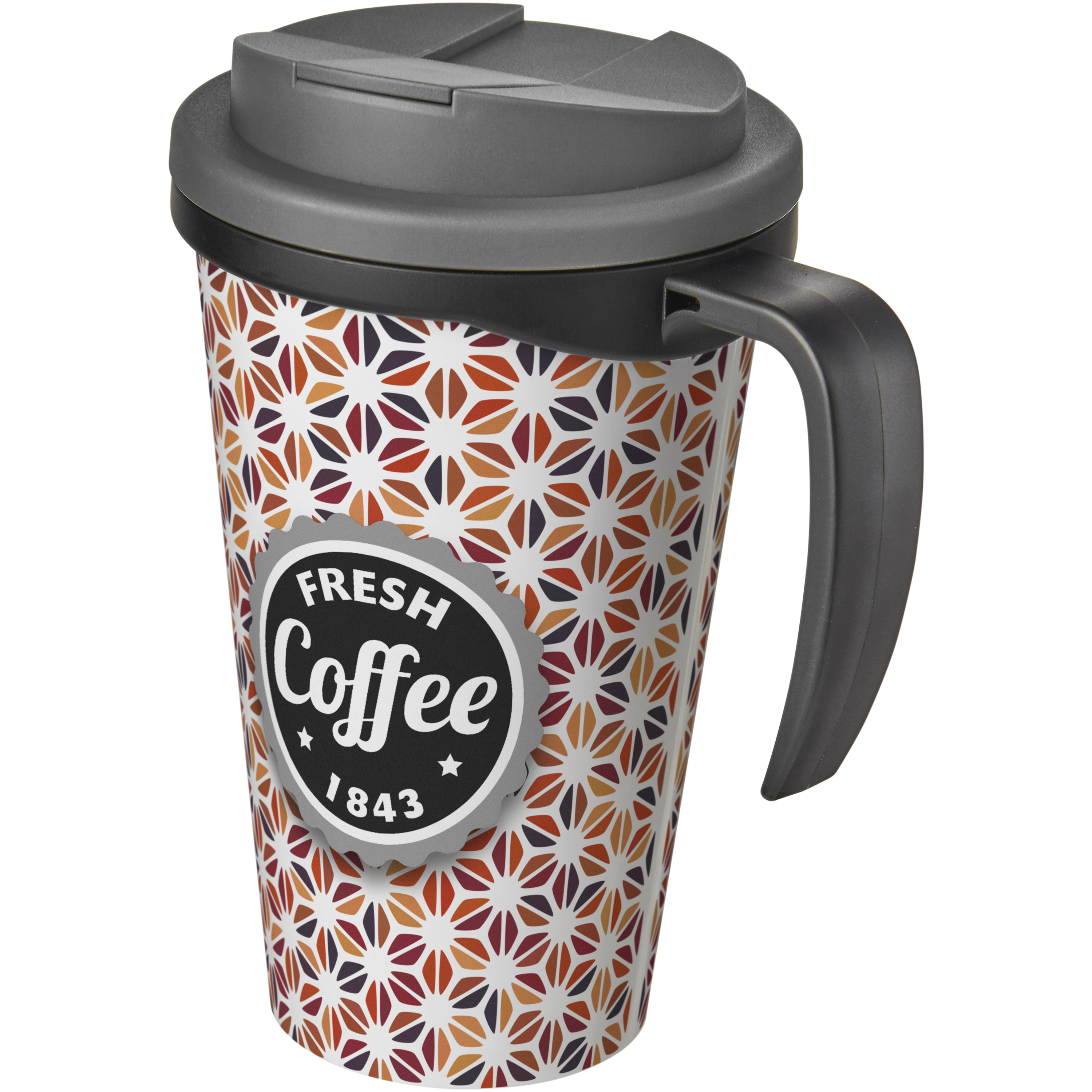 Brite-Americano® Grande 350 ml mug with spill-proof lid