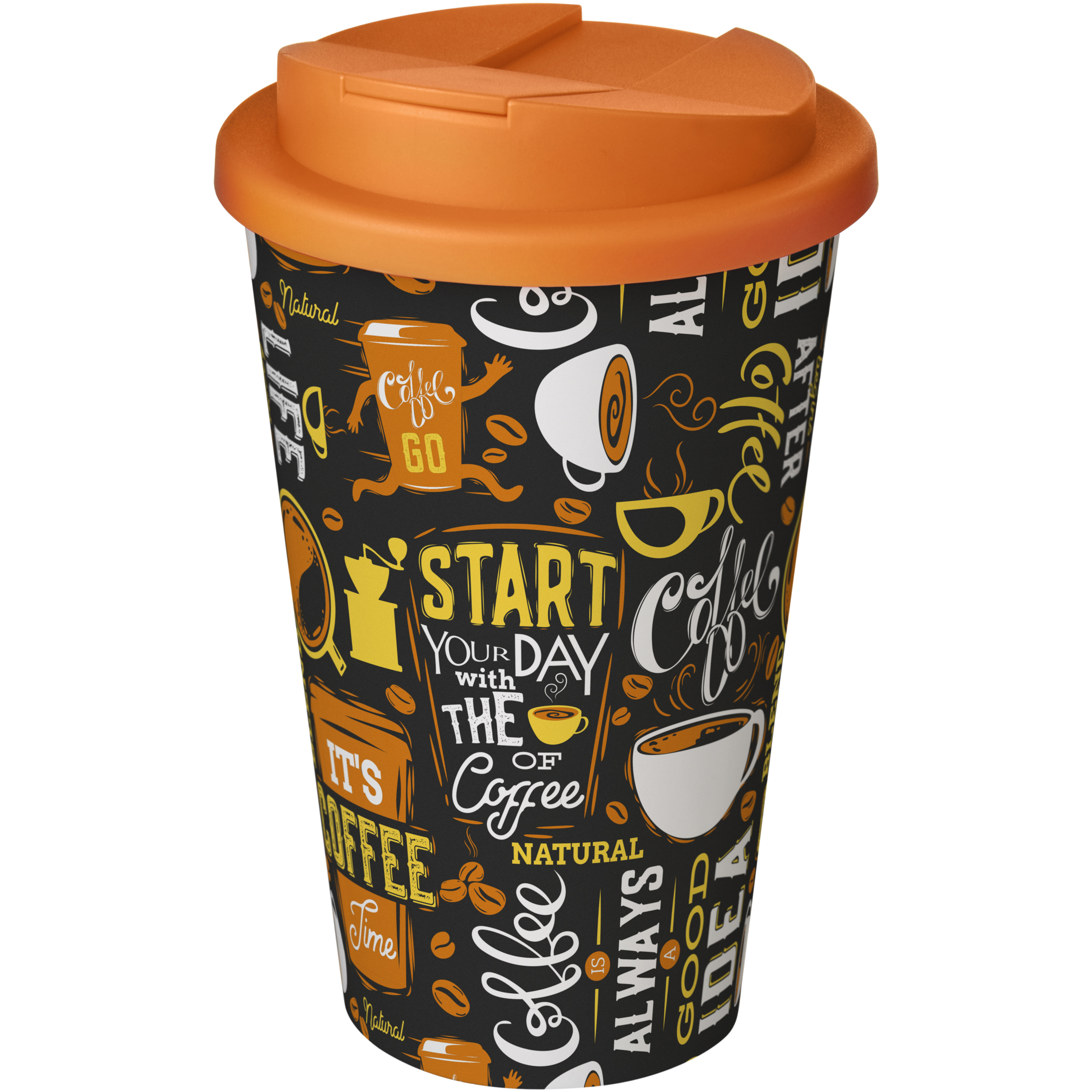 Brite-Americano® 350 ml tumbler with spill-proof lid