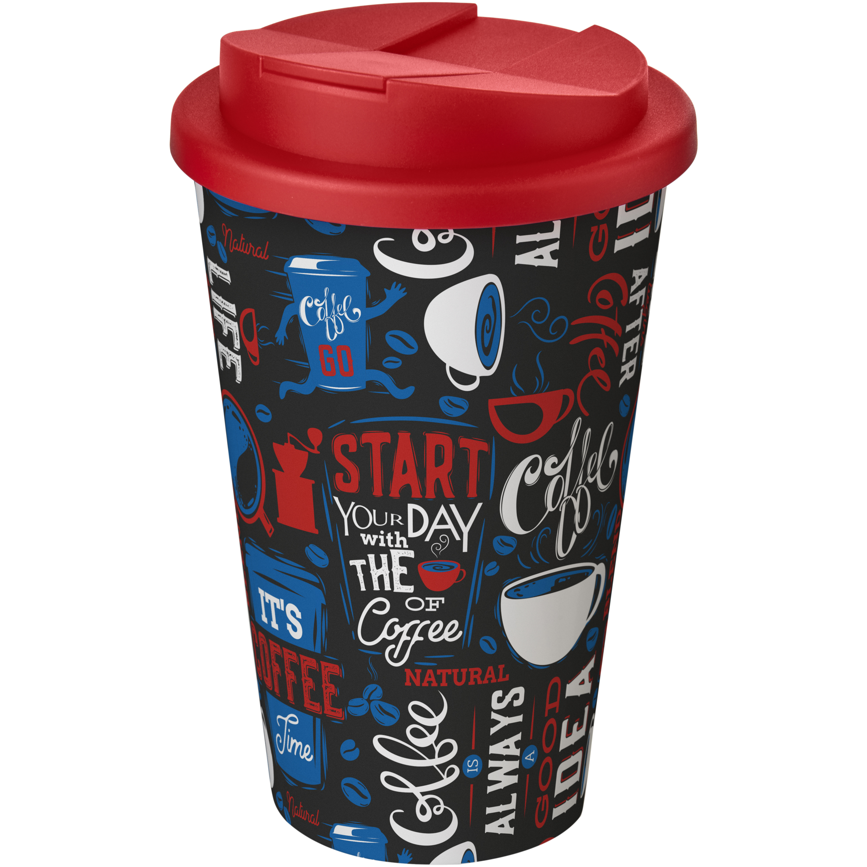 Brite-Americano® 350 ml tumbler with spill-proof lid