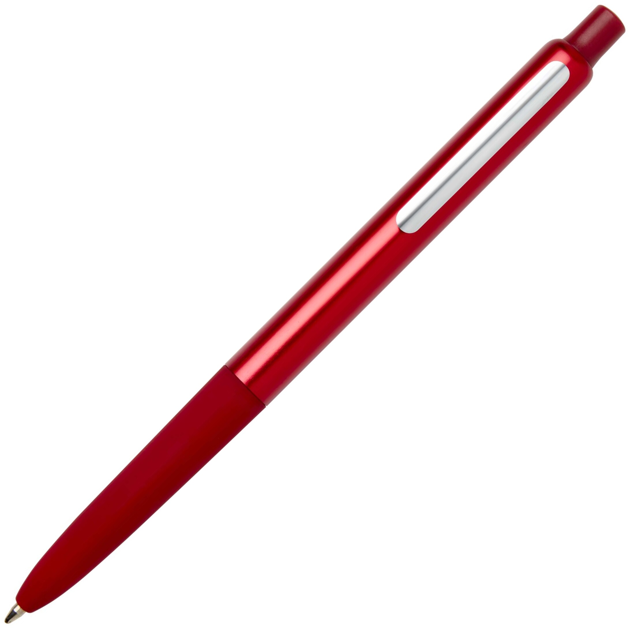 Soffit recycled aluminium click anodized ballpoint pen (blue ink)
