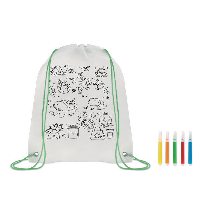 CARRYDRAW - Non woven kids bag with pens