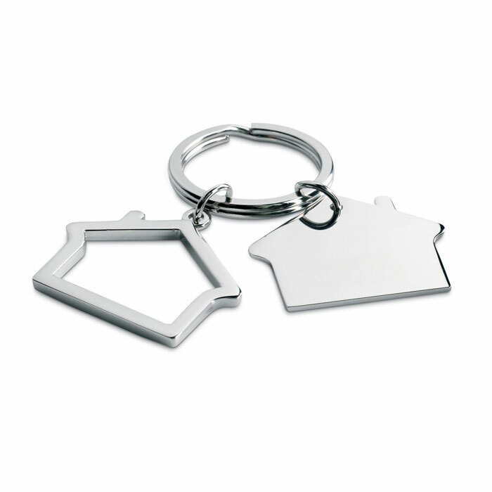 SNIPER - Metal key ring house shape