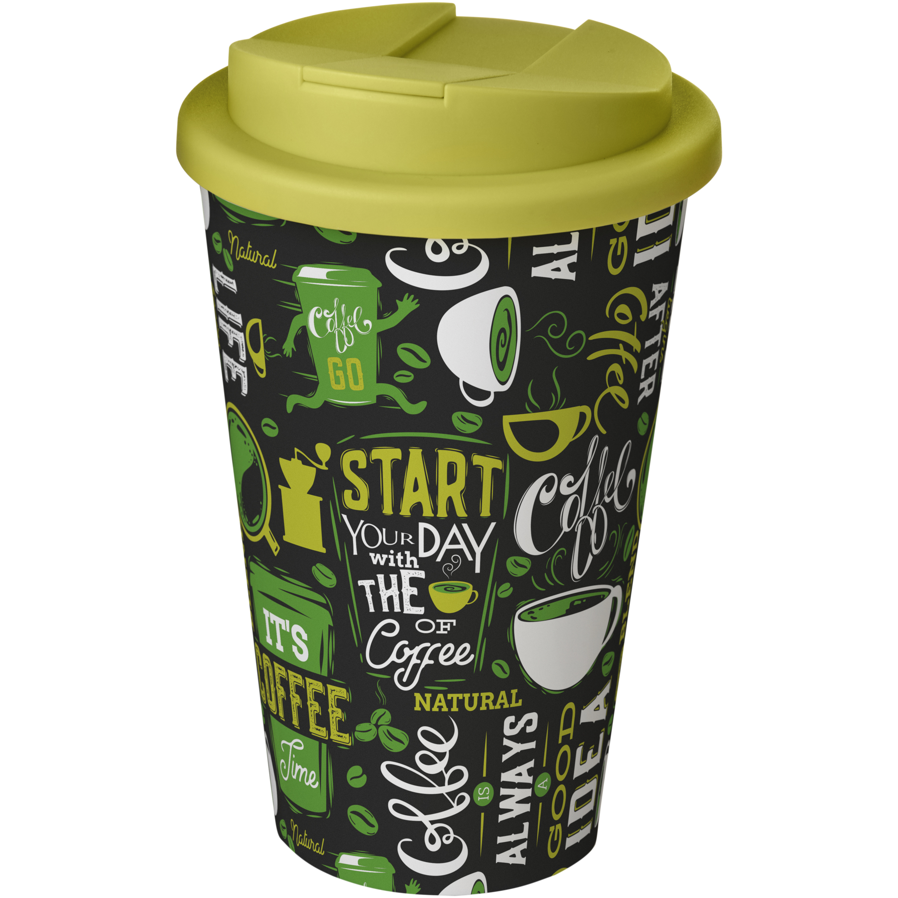 Brite-Americano® 350 ml tumbler with spill-proof lid