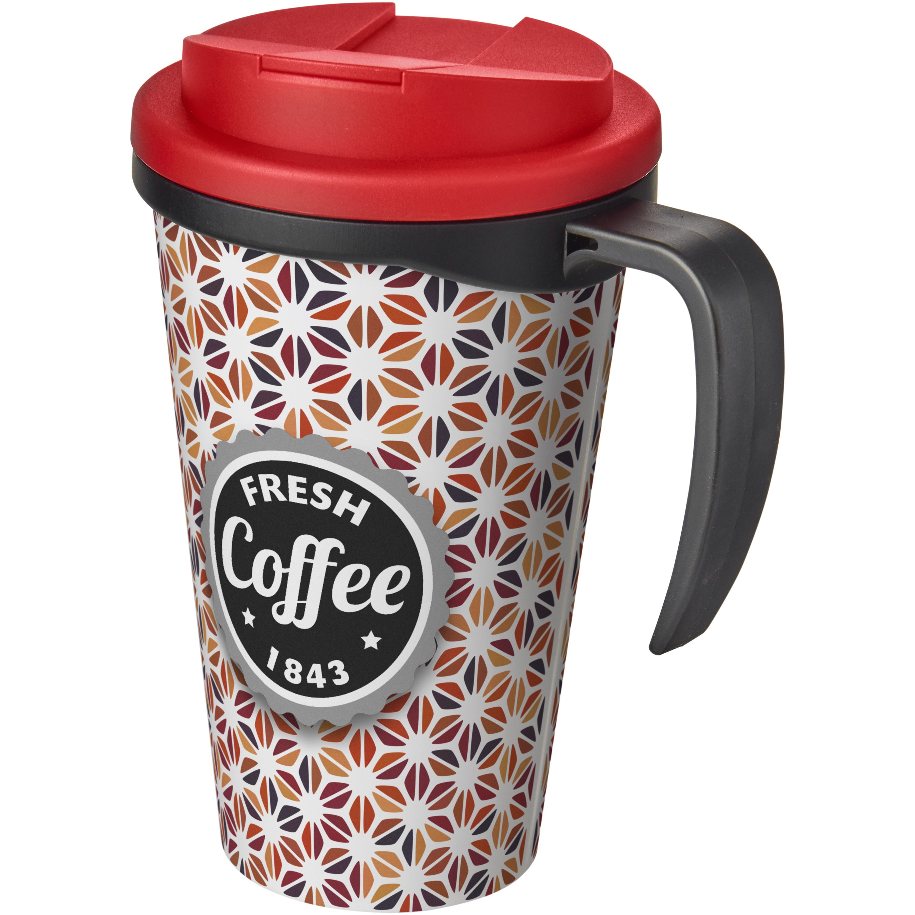 Brite-Americano® Grande 350 ml mug with spill-proof lid