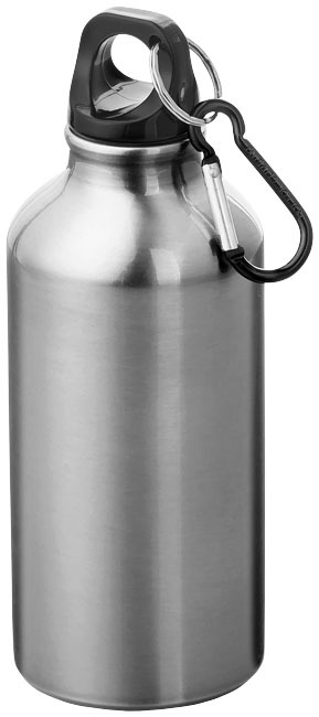 Oregon 400 ml aluminium water bottle with carabiner