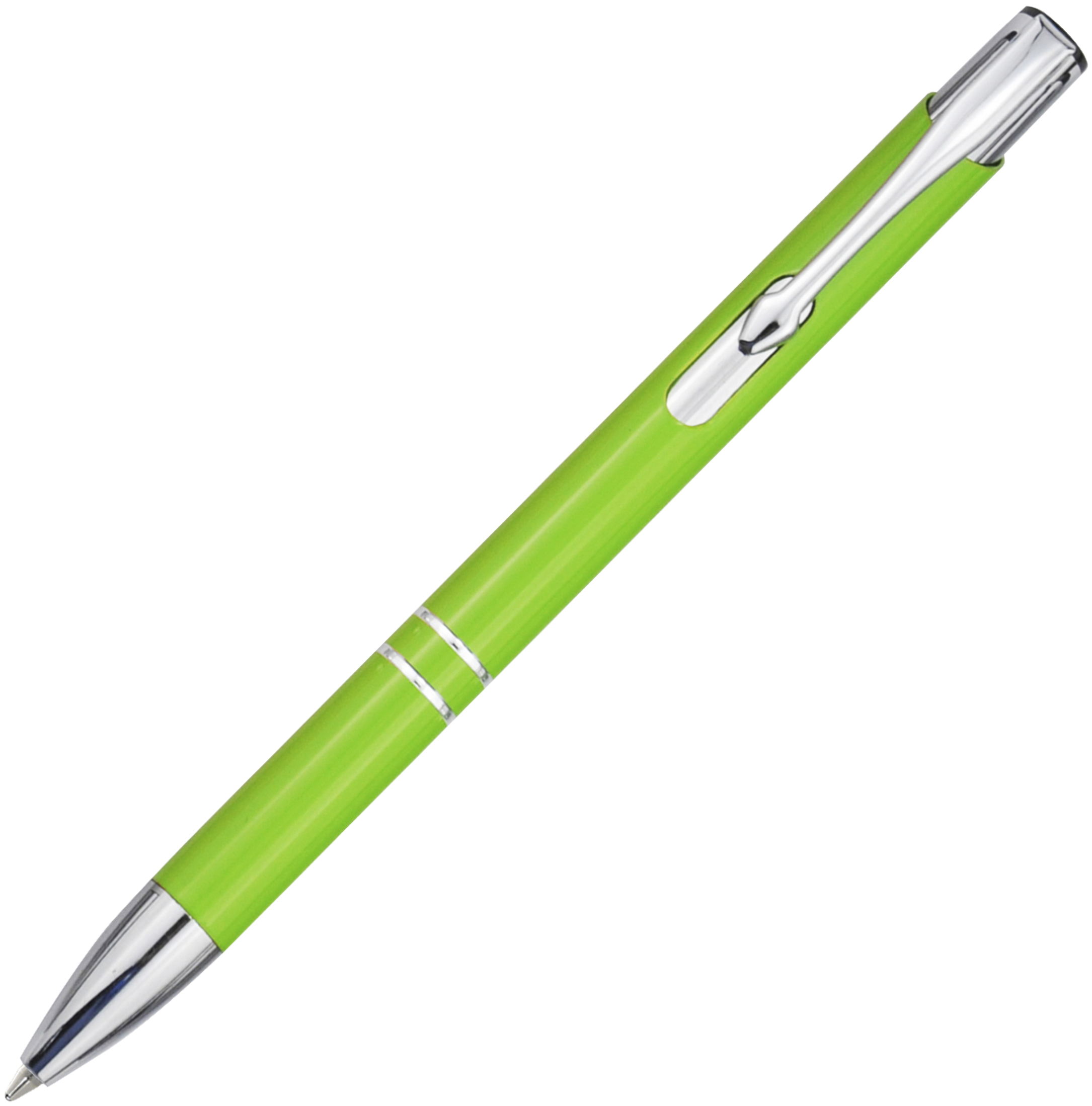 Moneta aluminium click ballpoint pen (blue ink)