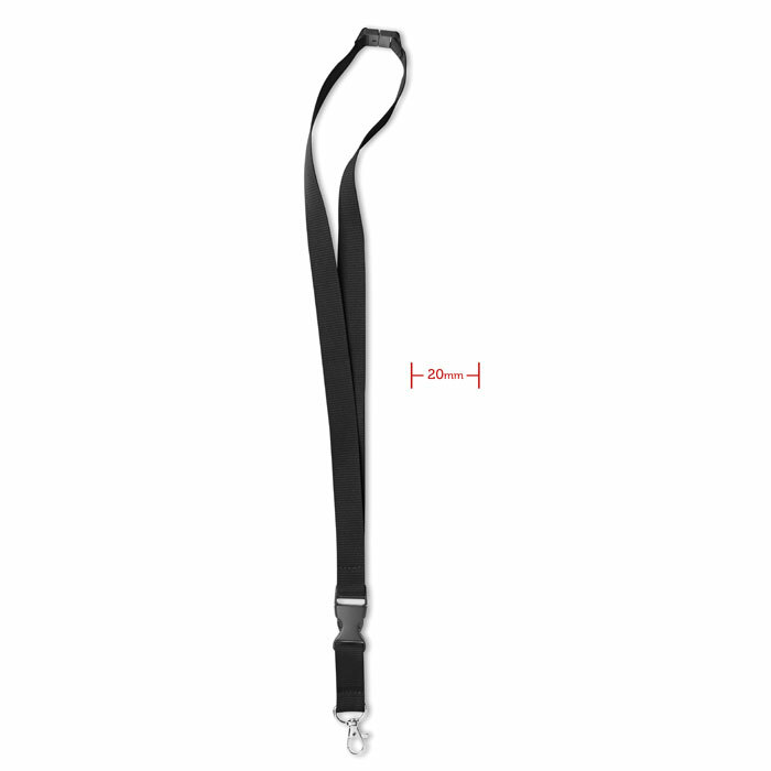 LANY - Lanyard with metal hook 20 mm