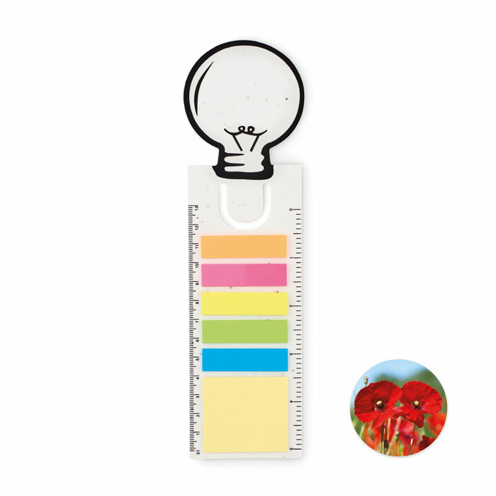 IDEA SEED - Seed paper bookmark w/memo pad