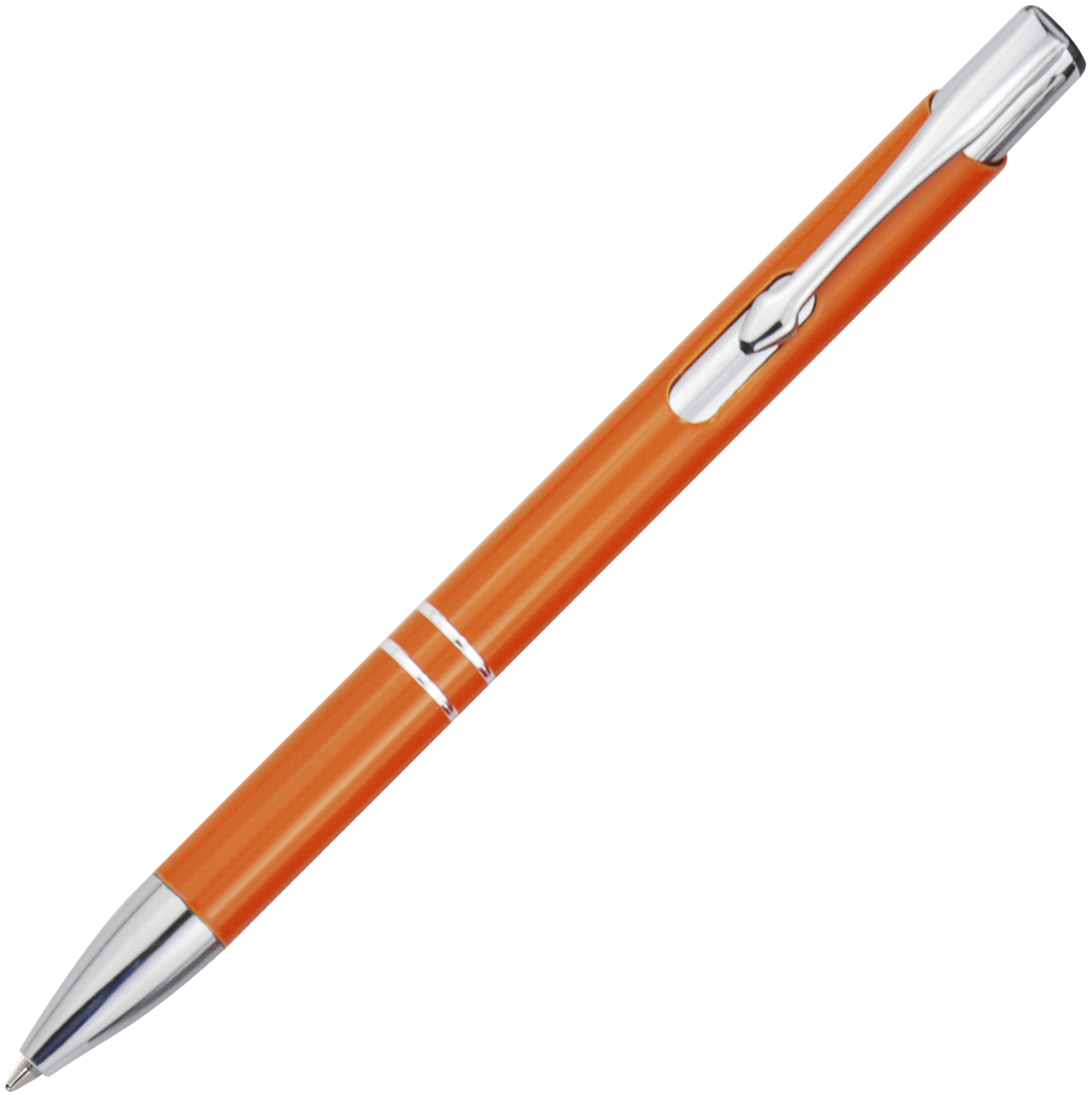 Moneta aluminium click ballpoint pen (blue ink)