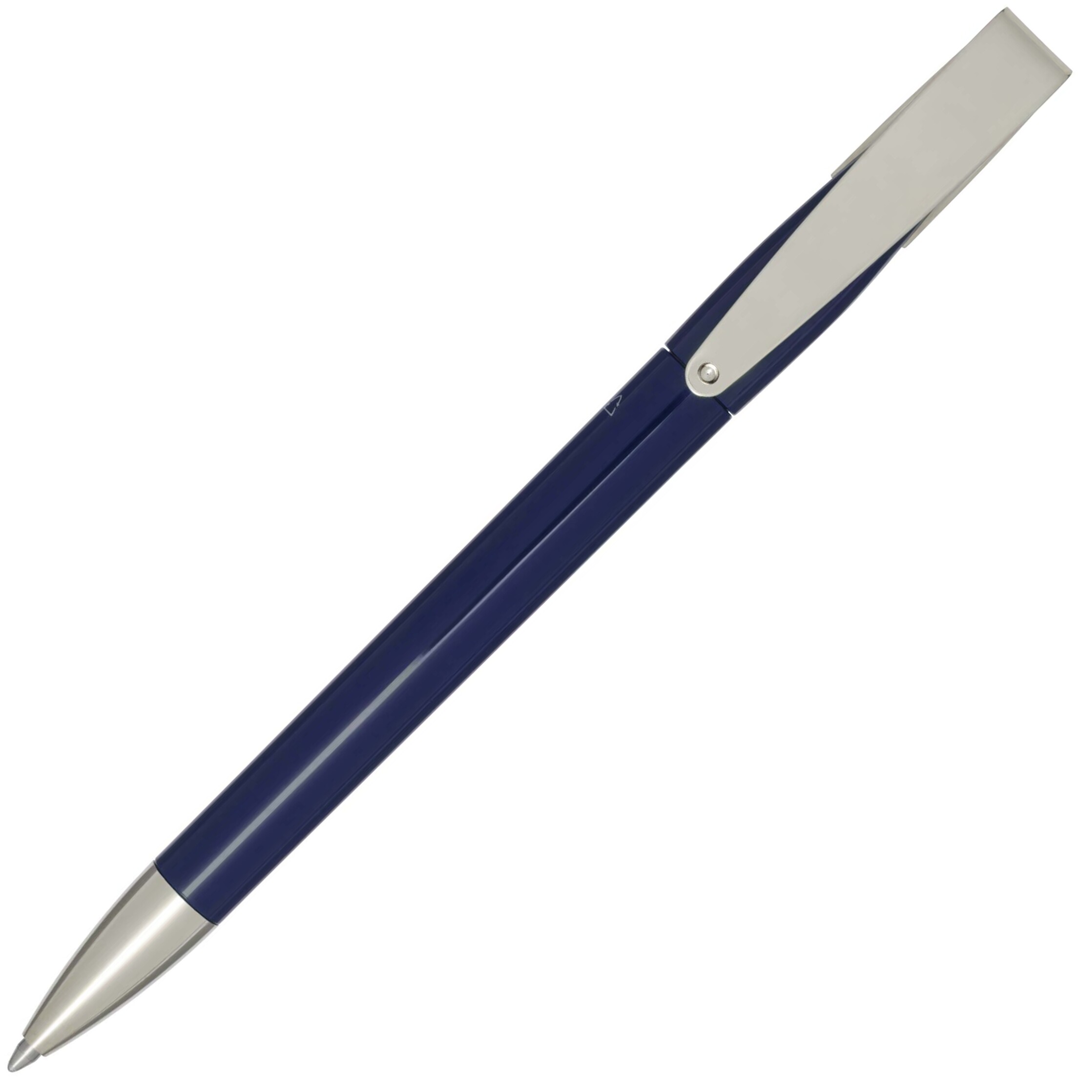 Ana recycled plastic ballpoint pen (blue ink)