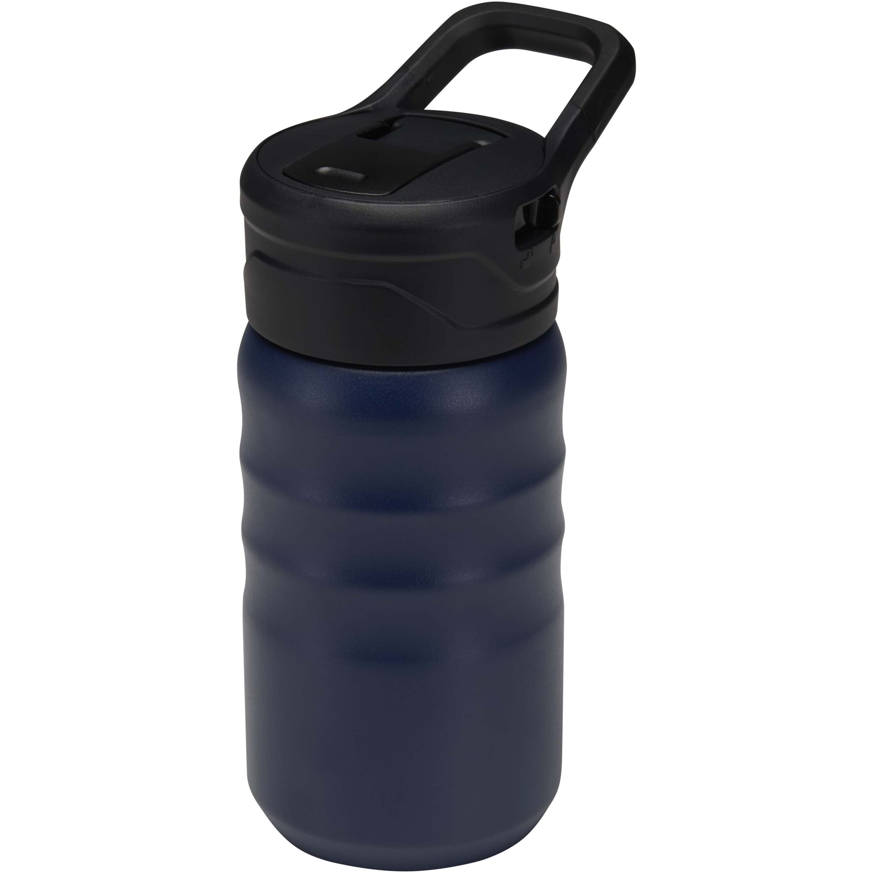 Knox 350 ml RCS recycled double wall stainless steel sport bottle with flip straw