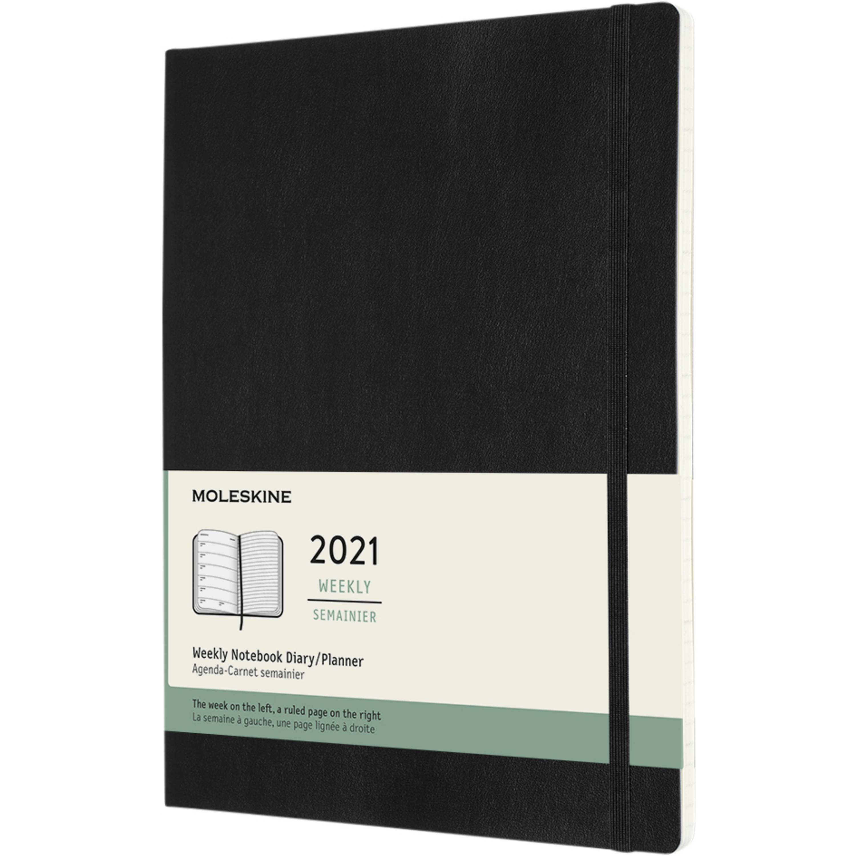 Moleskine soft cover 12 month weekly XL planner