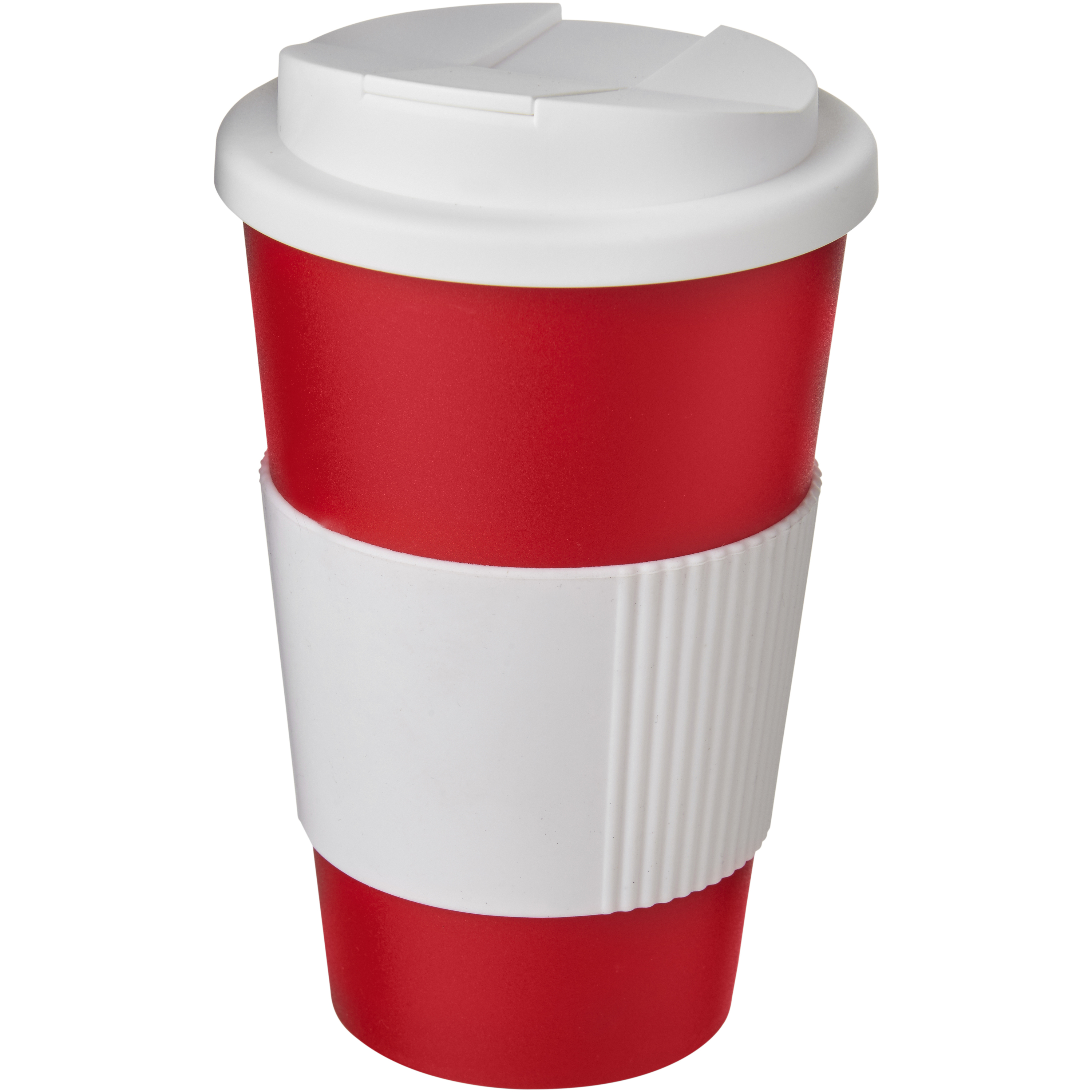 Americano® 350 ml tumbler with grip & spill-proof lid